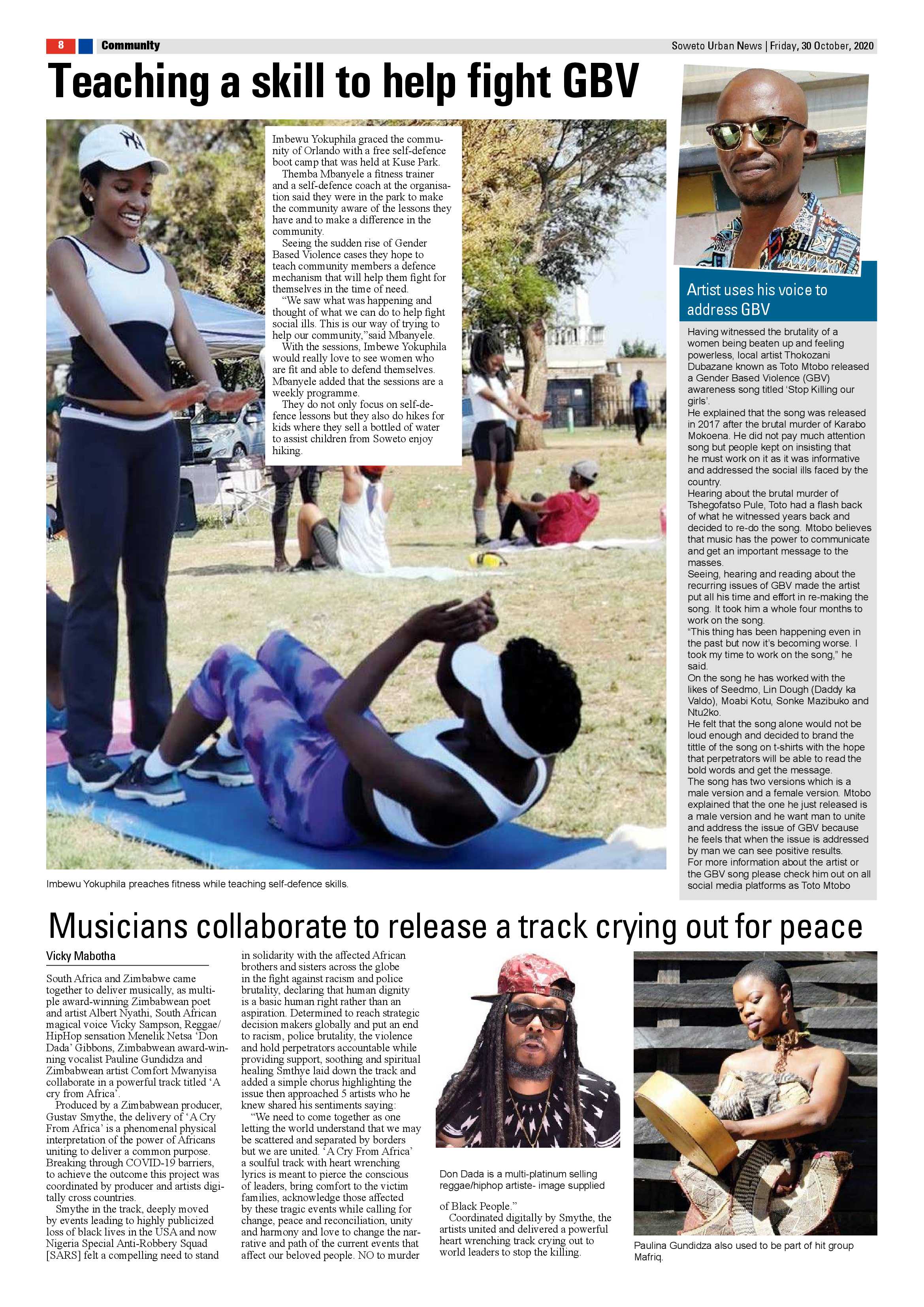 Soweto Urban October 30, 2020 page 8