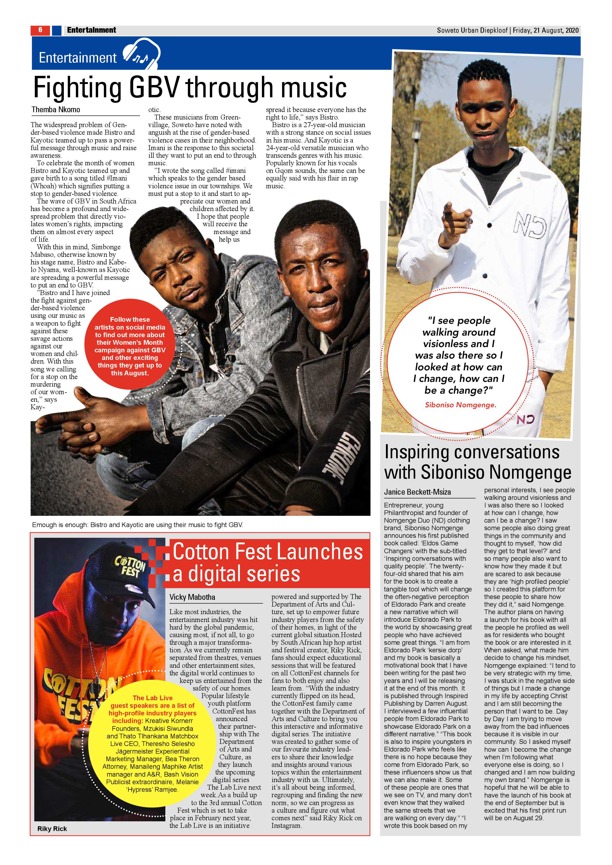 Soweto Urban August 21, 2020 page 6