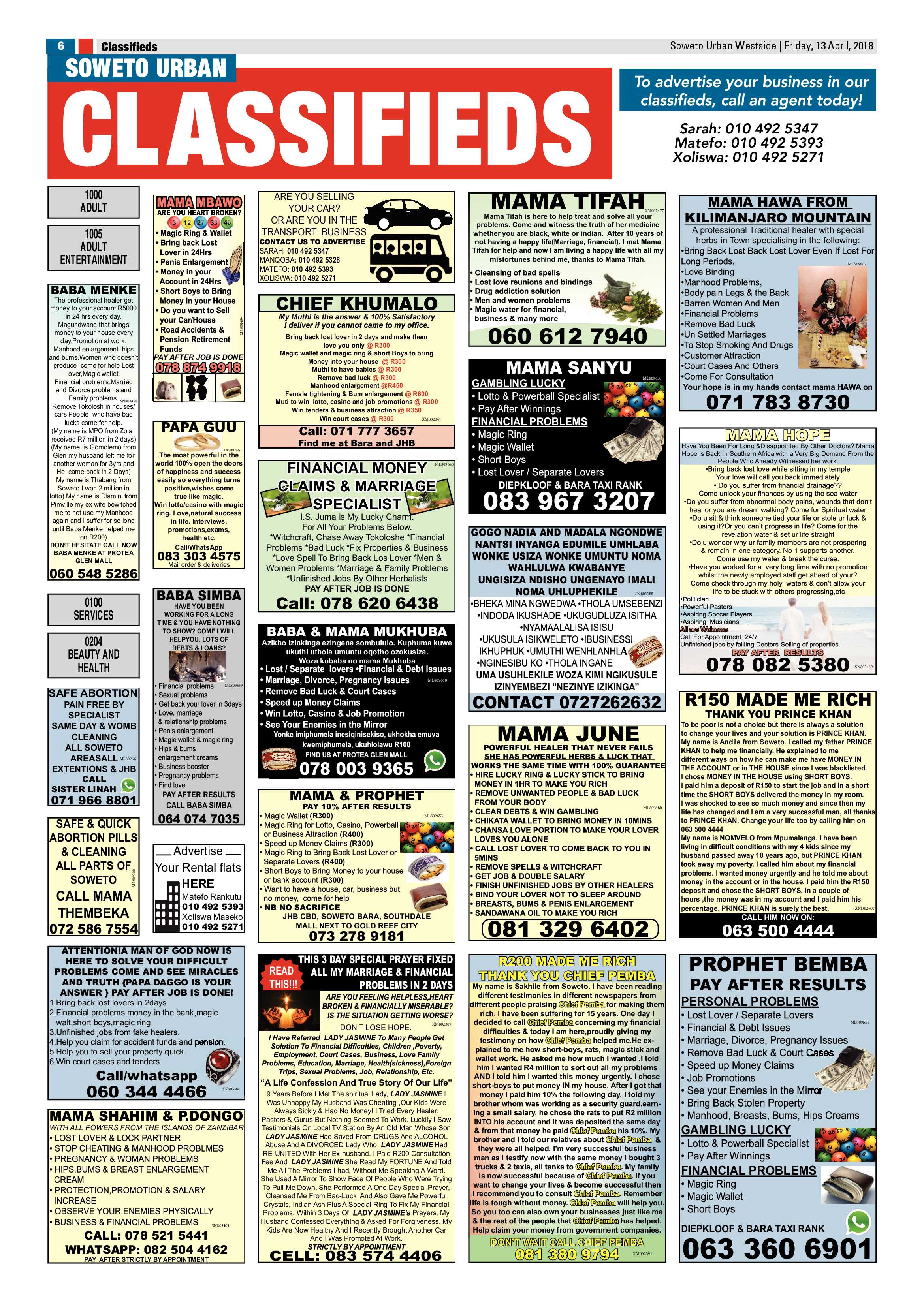 Westside – April 13, 2018 issue page 6