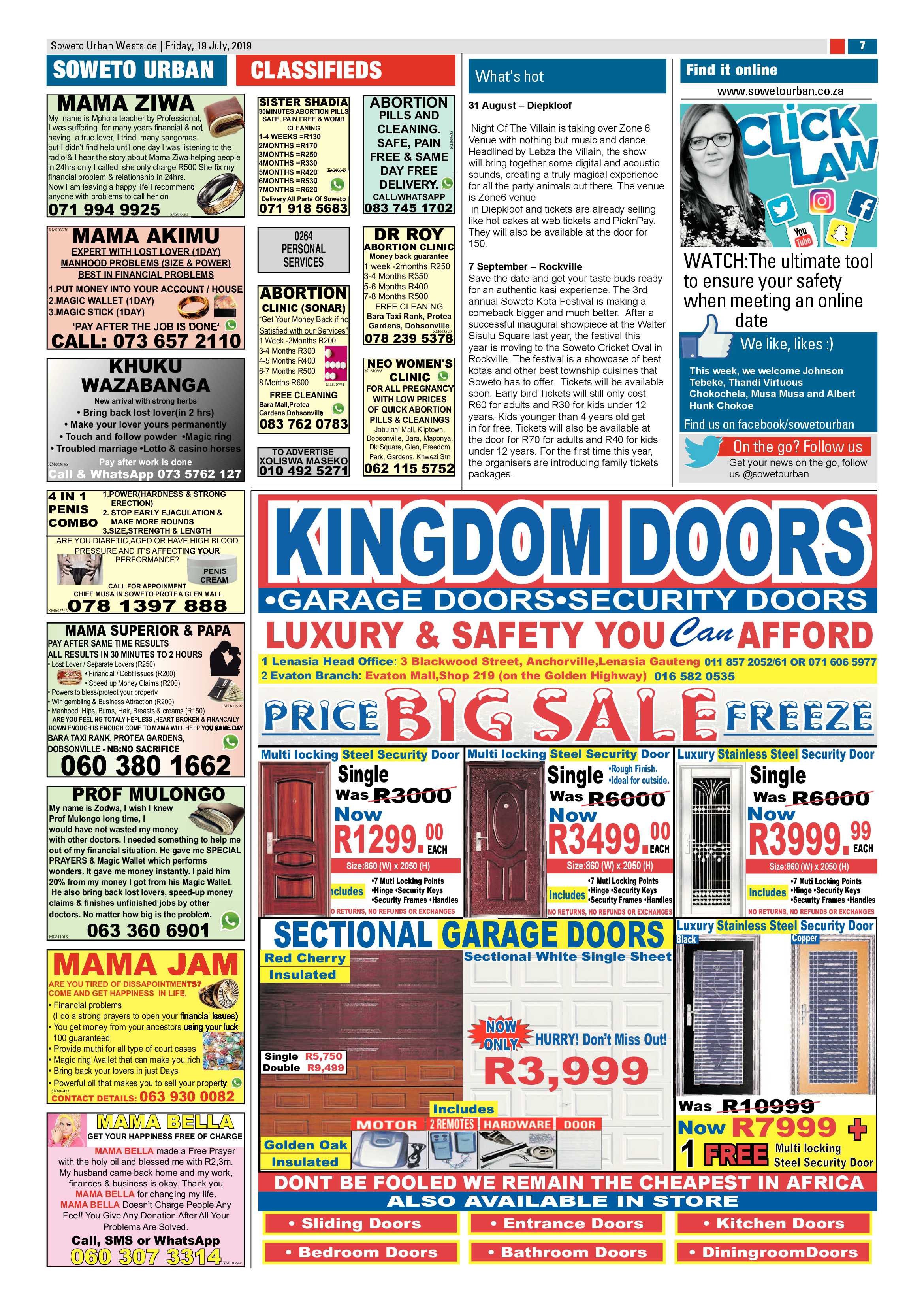 Westside News – July 19, 2019 page 7
