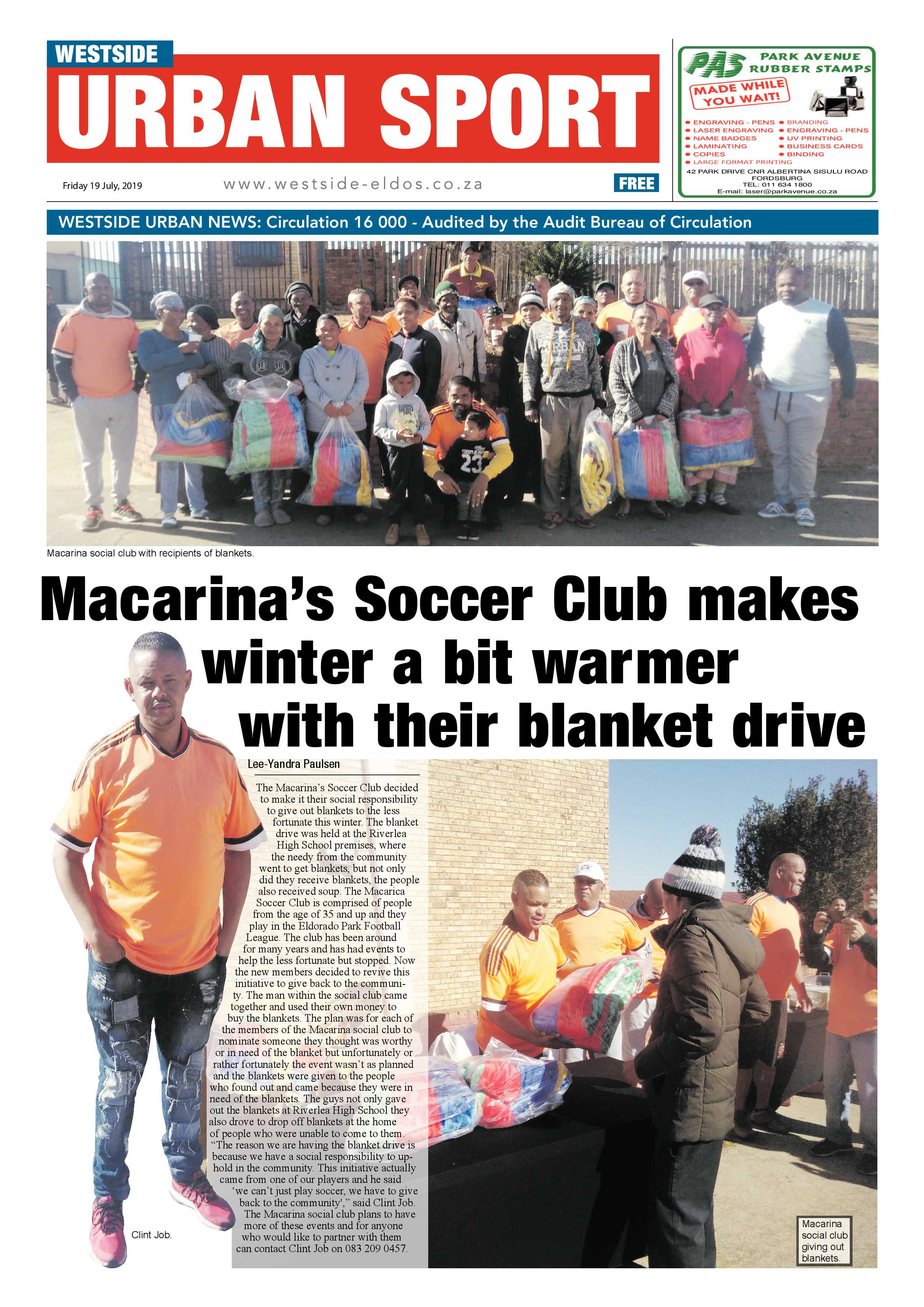 Westside News – July 19, 2019 page 8