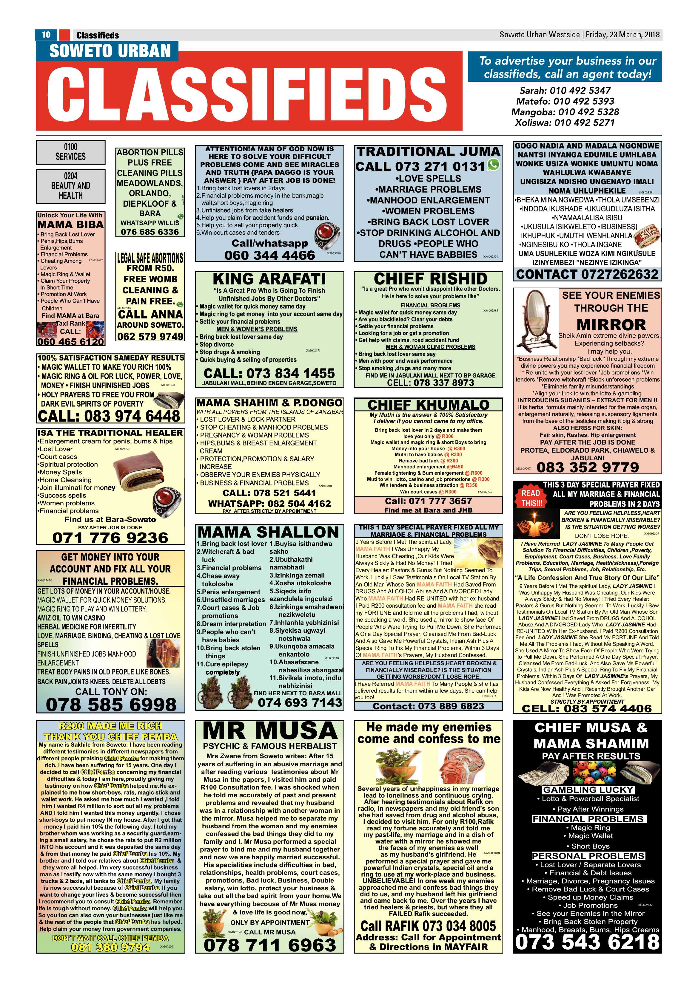 Westside – March 23, 2018 issue page 10