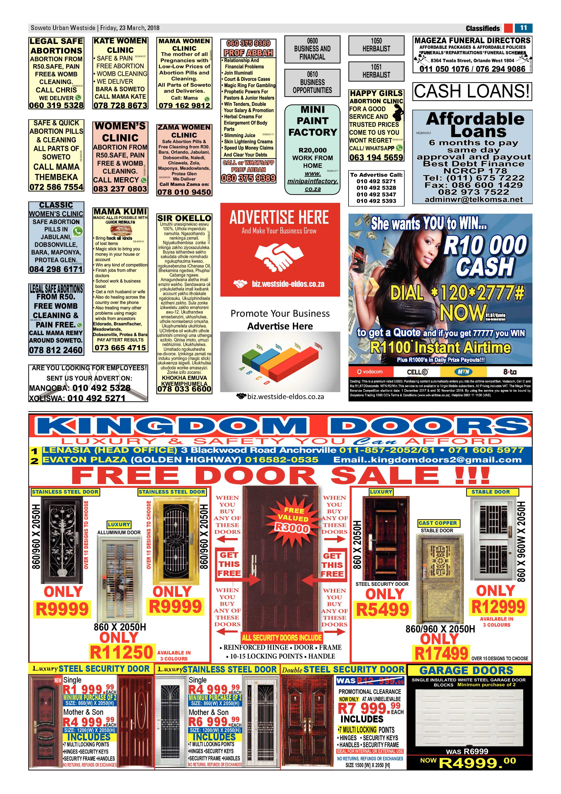 Westside – March 23, 2018 issue page 11
