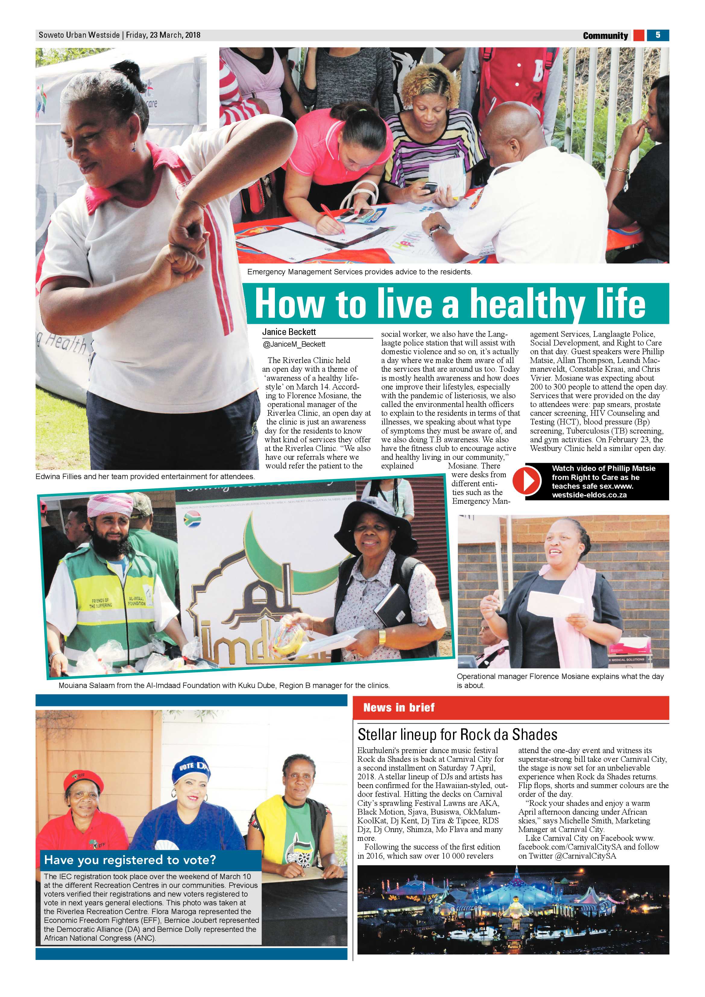 Westside – March 23, 2018 issue page 5