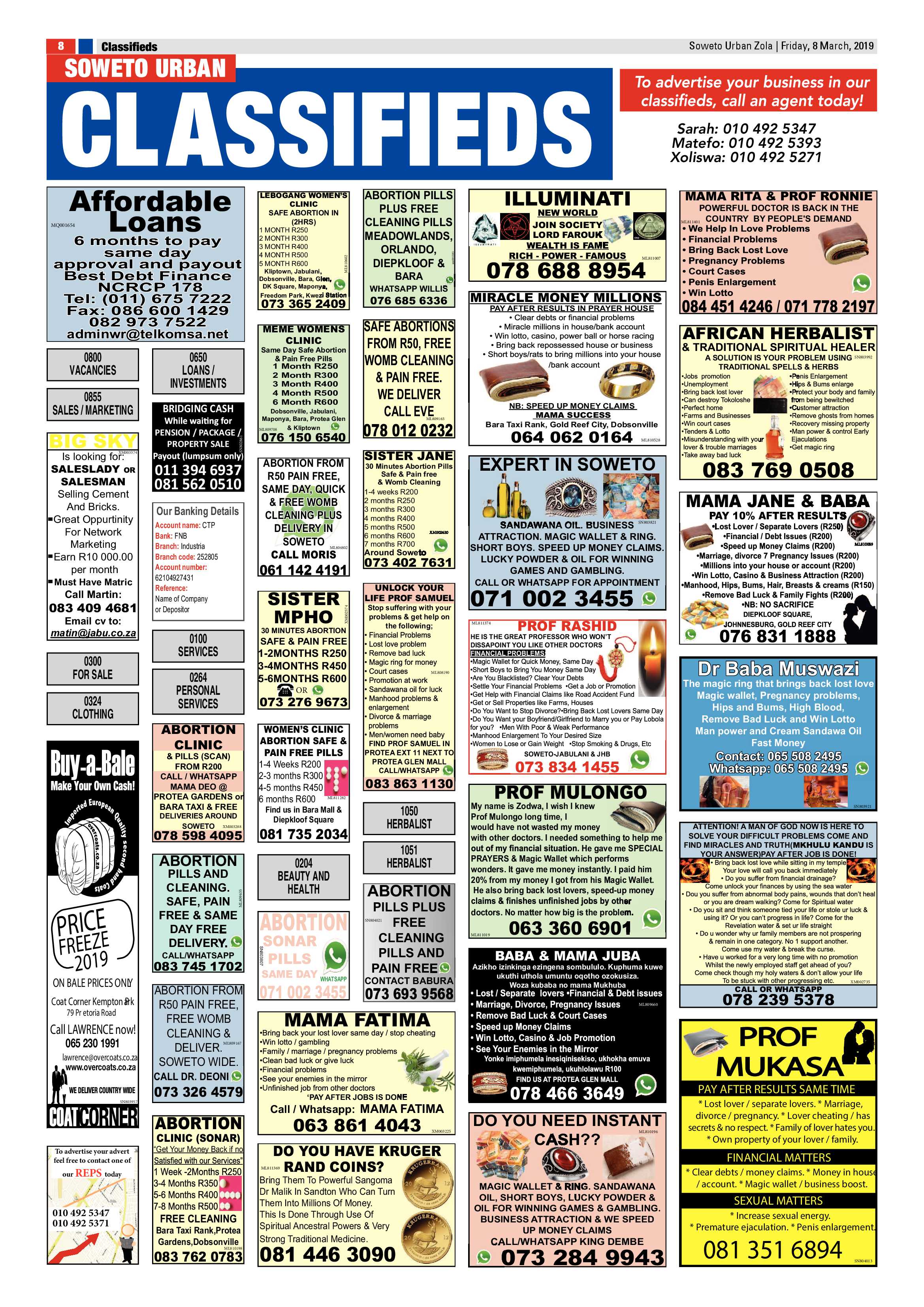 Zola News – March 8 , 2019 page 8