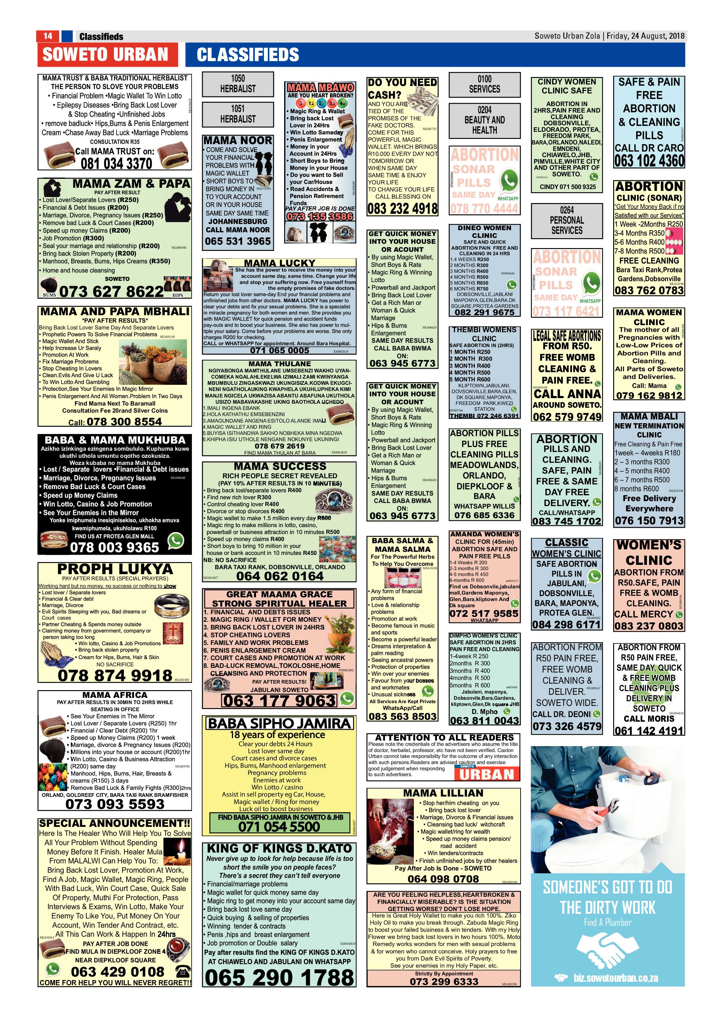 Zola – August 24, 2018 issue page 14