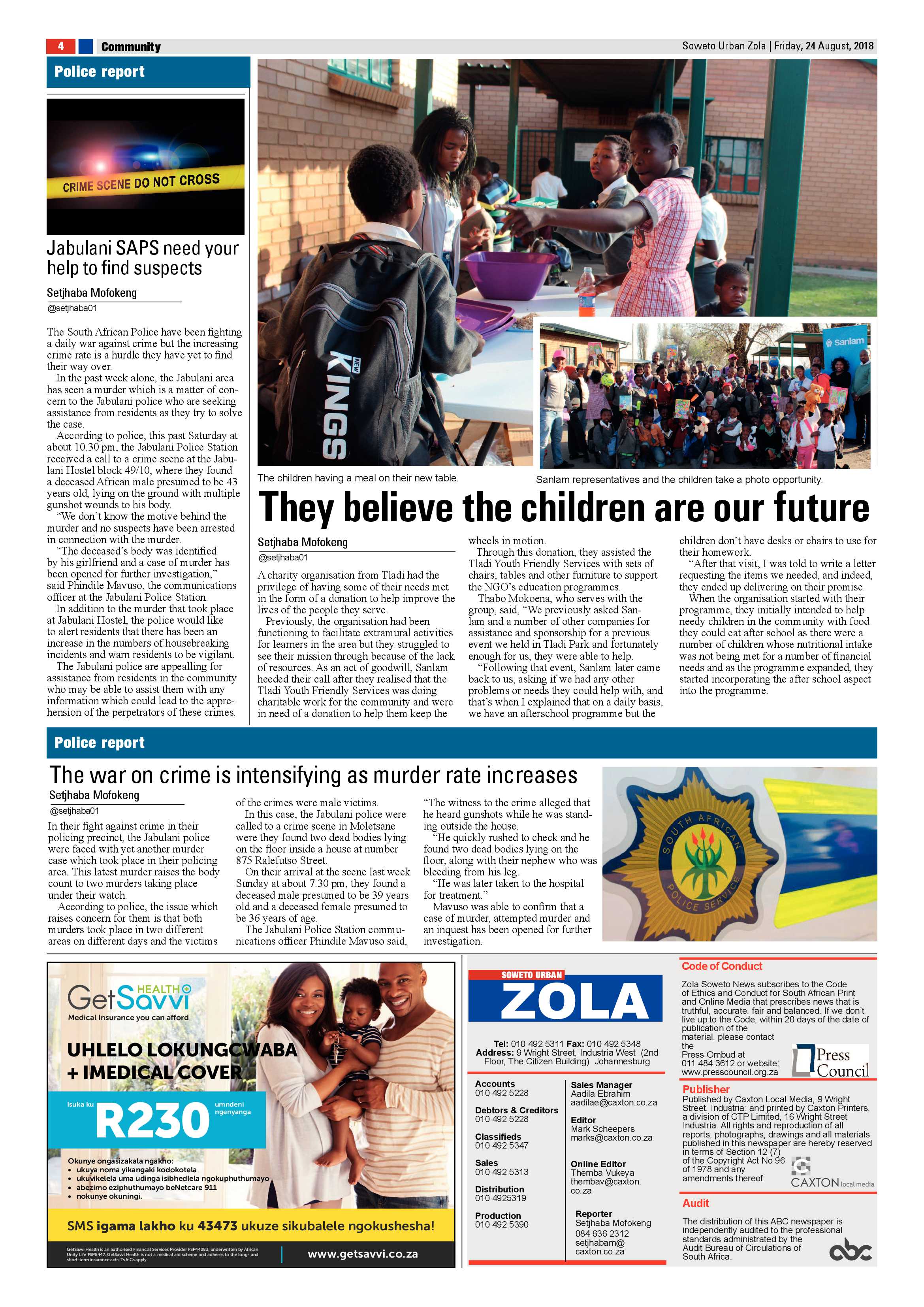 Zola – August 24, 2018 issue page 4