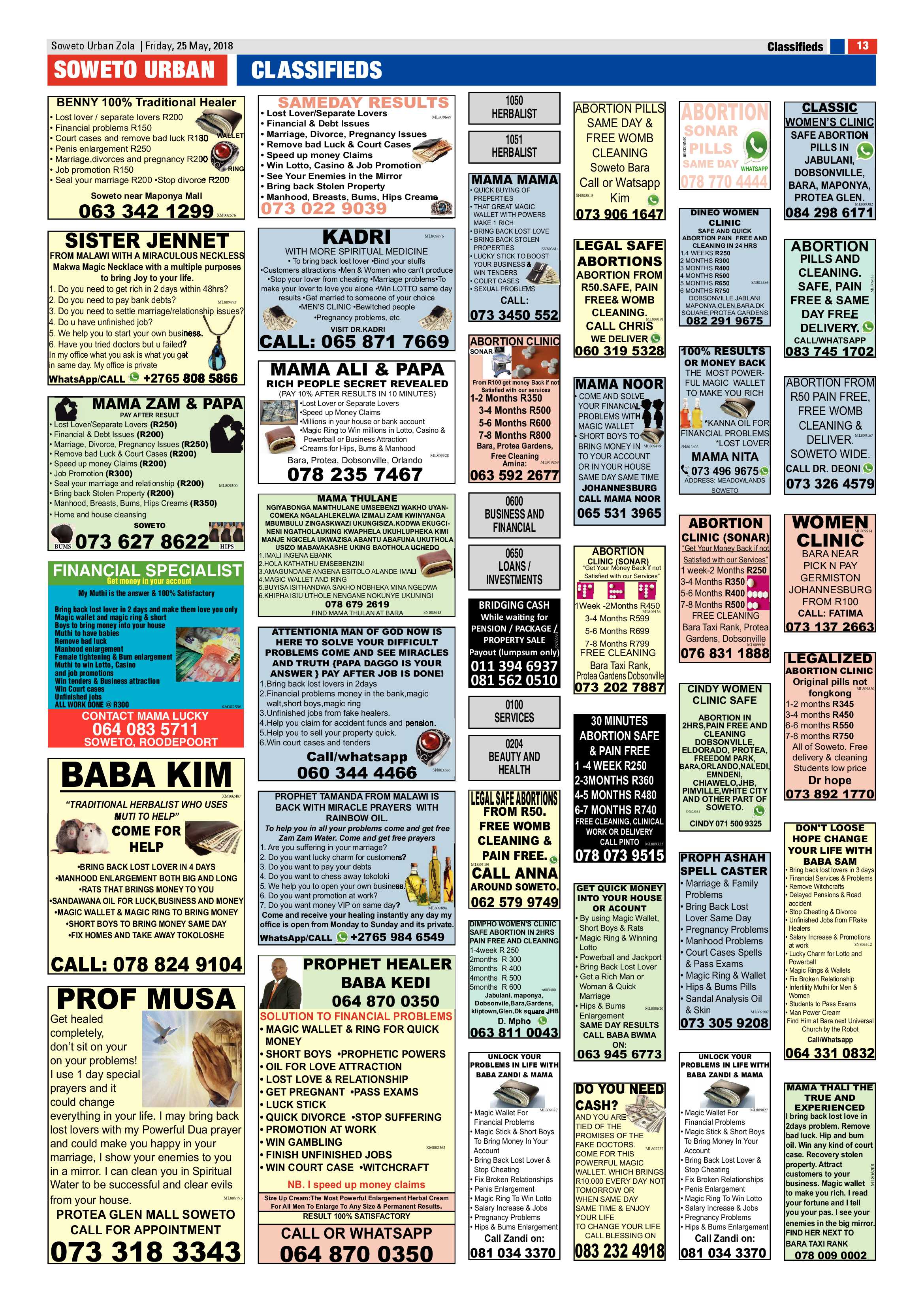 Zola – May 25, 2018 issue page 13
