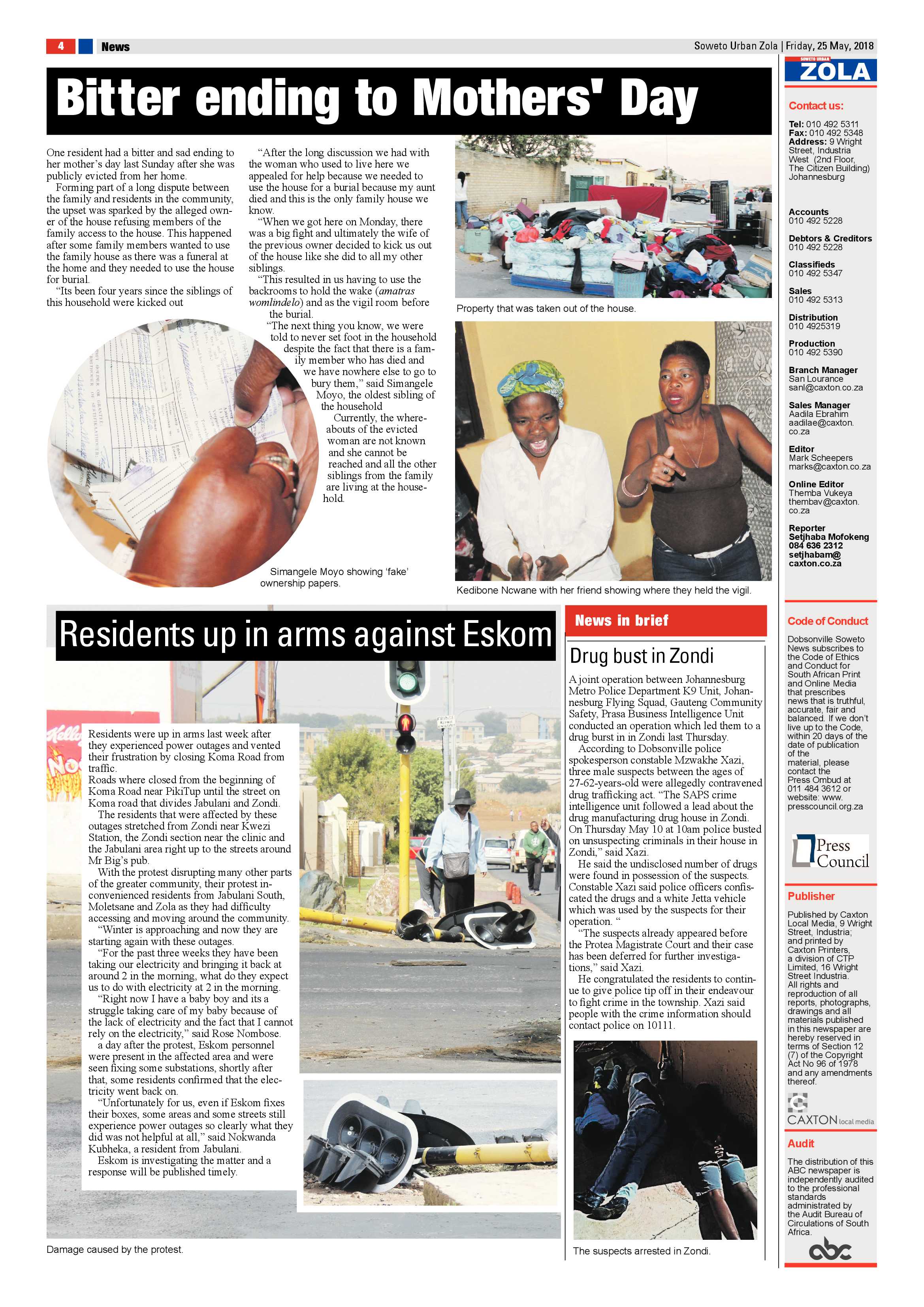 Zola – May 25, 2018 issue page 4