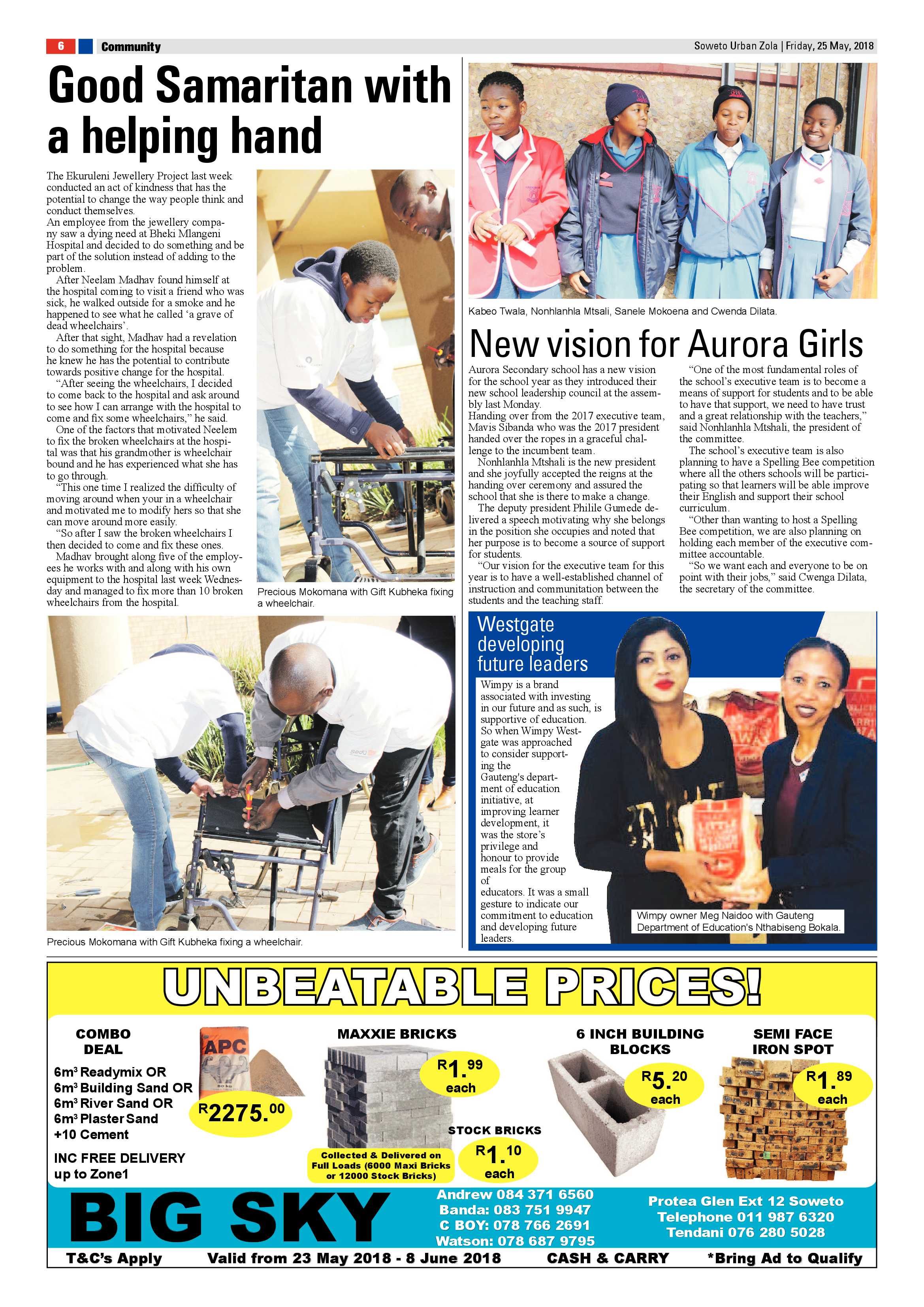 Zola – May 25, 2018 issue page 6