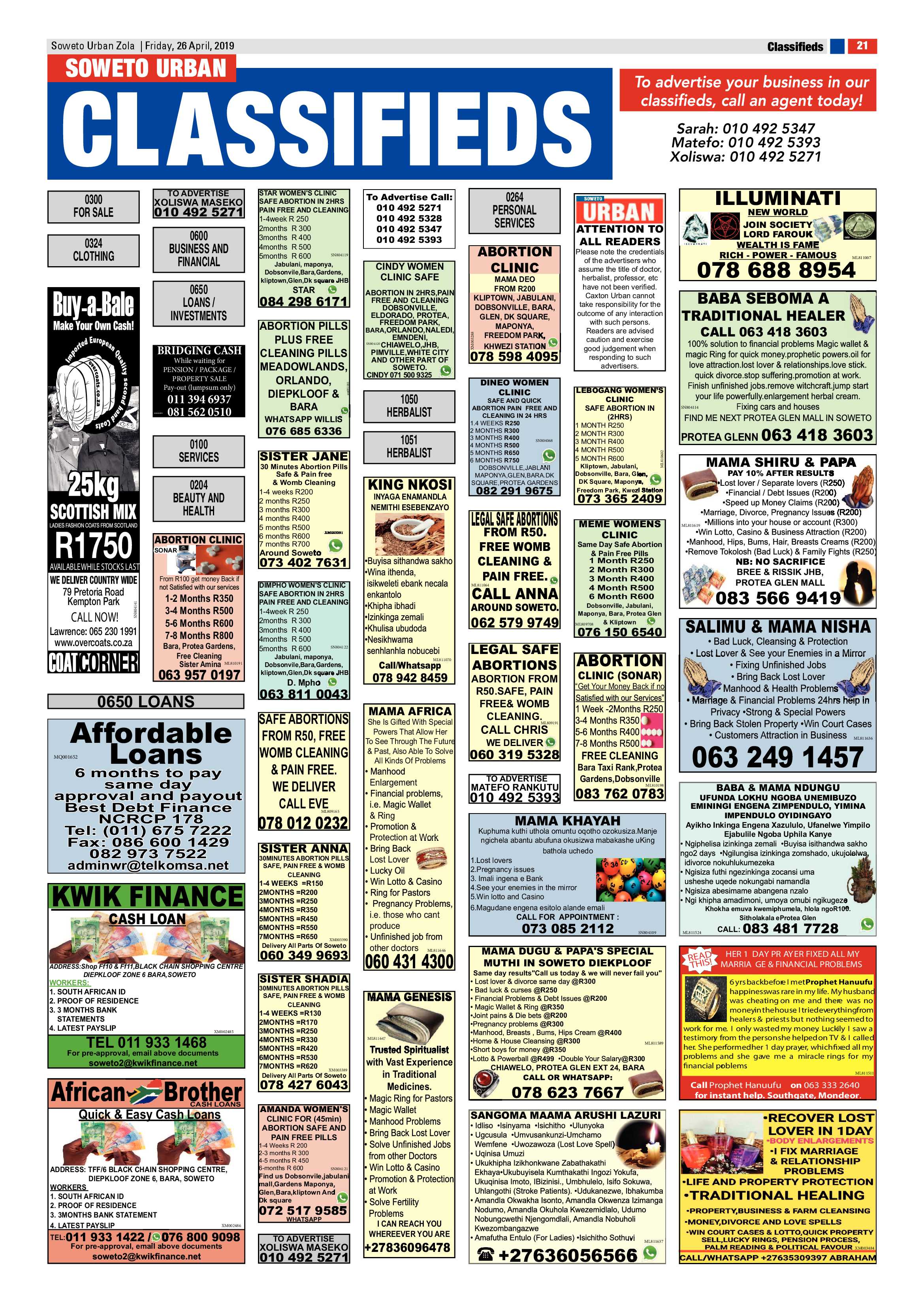 Zola News – April 26, 2019 page 21