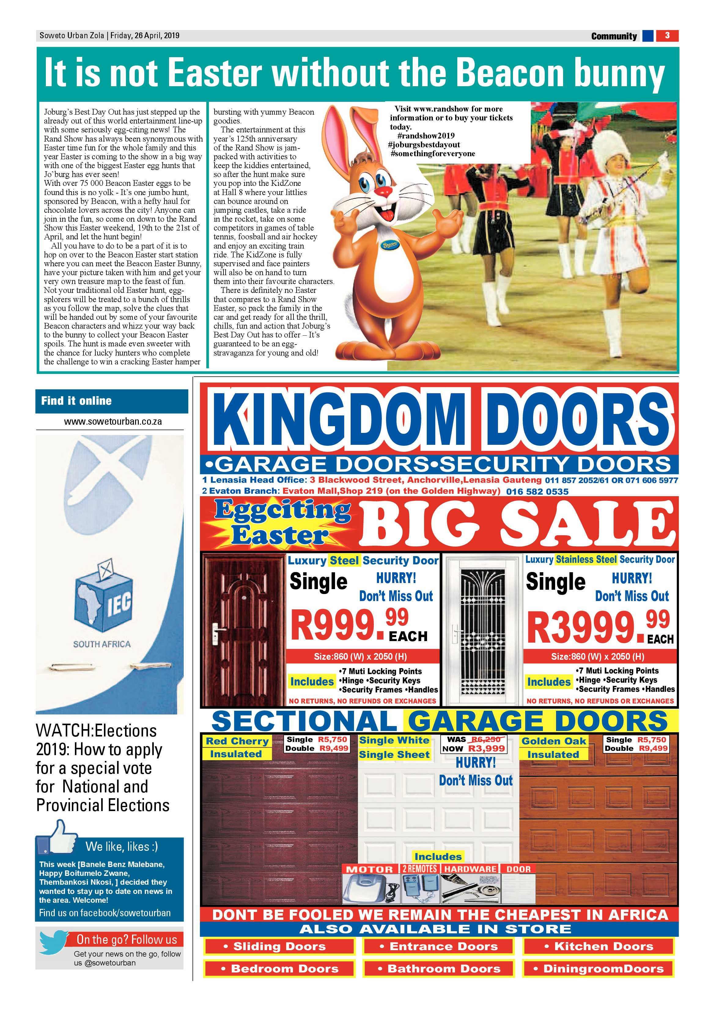 Zola News – April 26, 2019 page 3