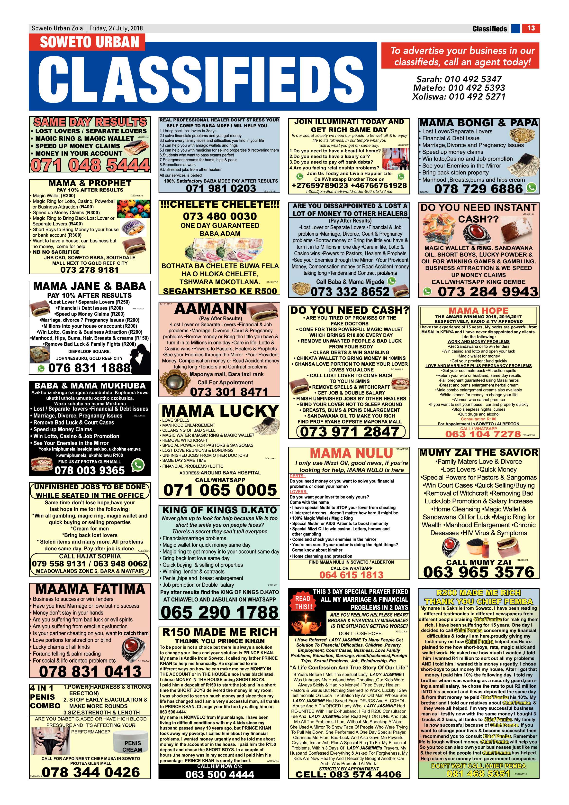 Zola – July 27, 2018 issue page 13