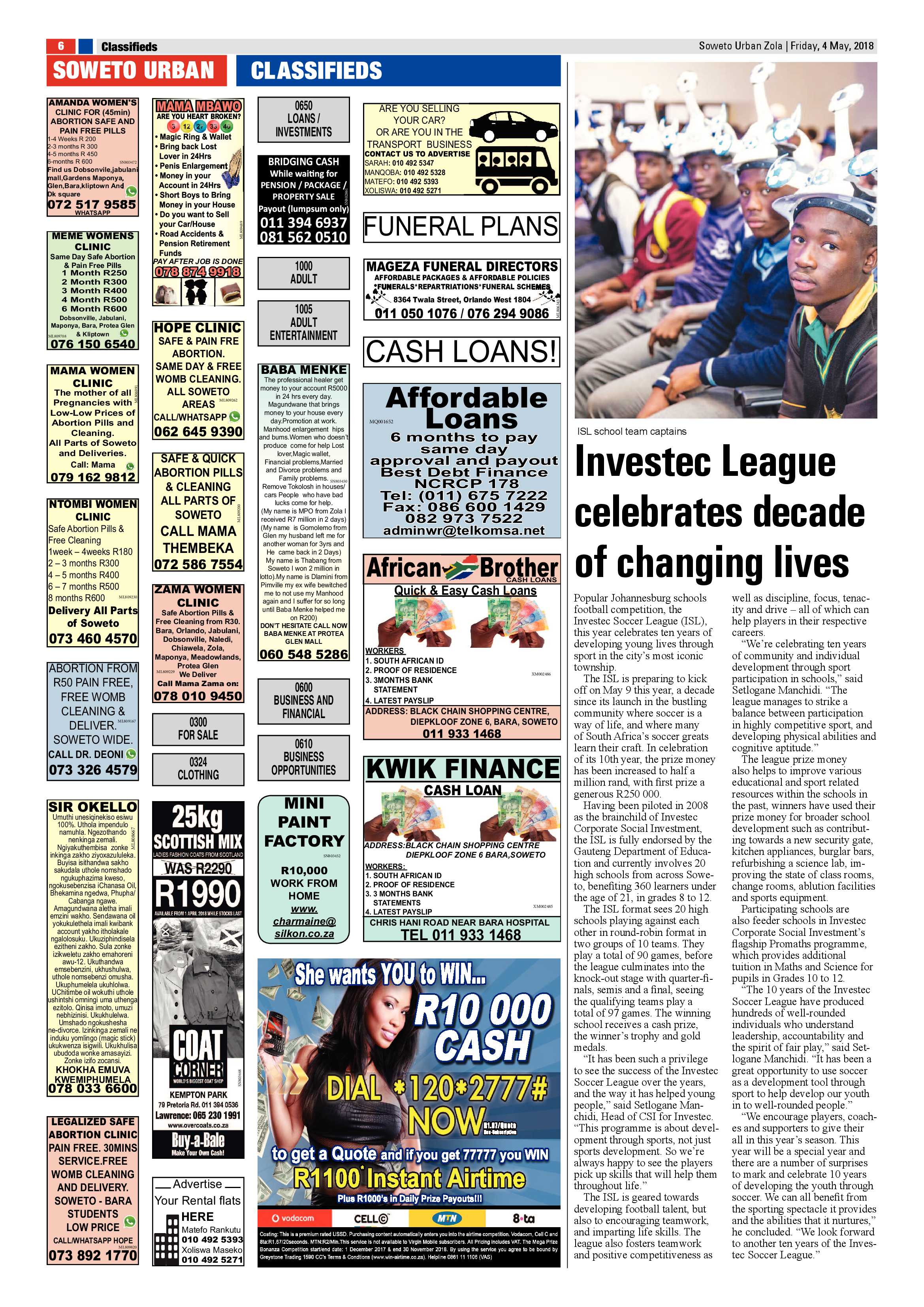Zola – May 4, 2018 issue page 6
