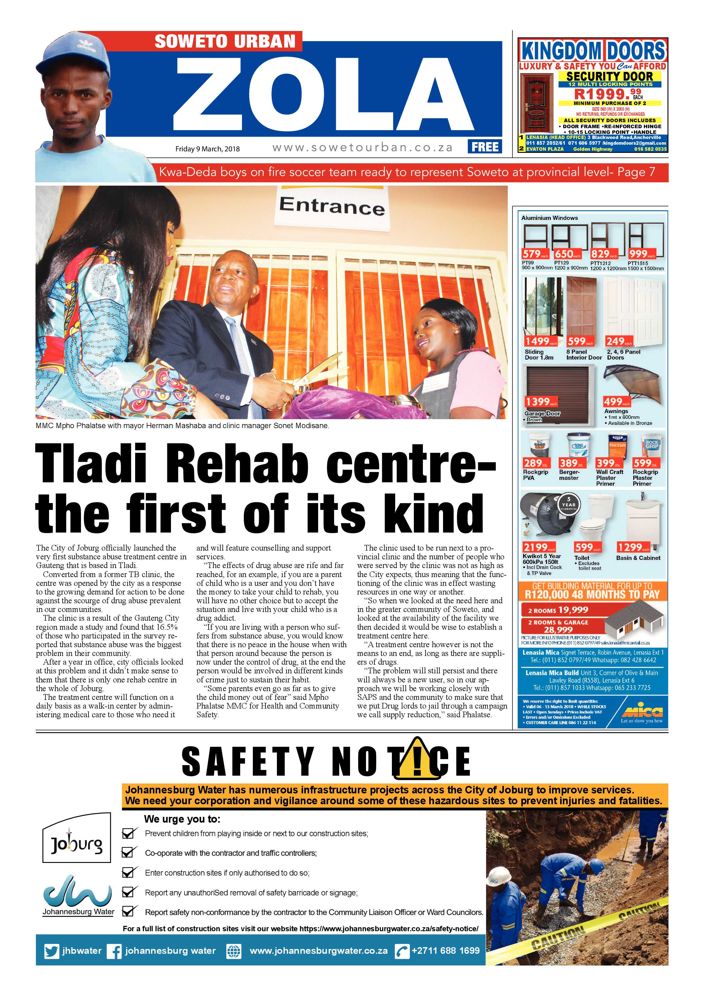 Zola – March 09, 2018 issue page 1