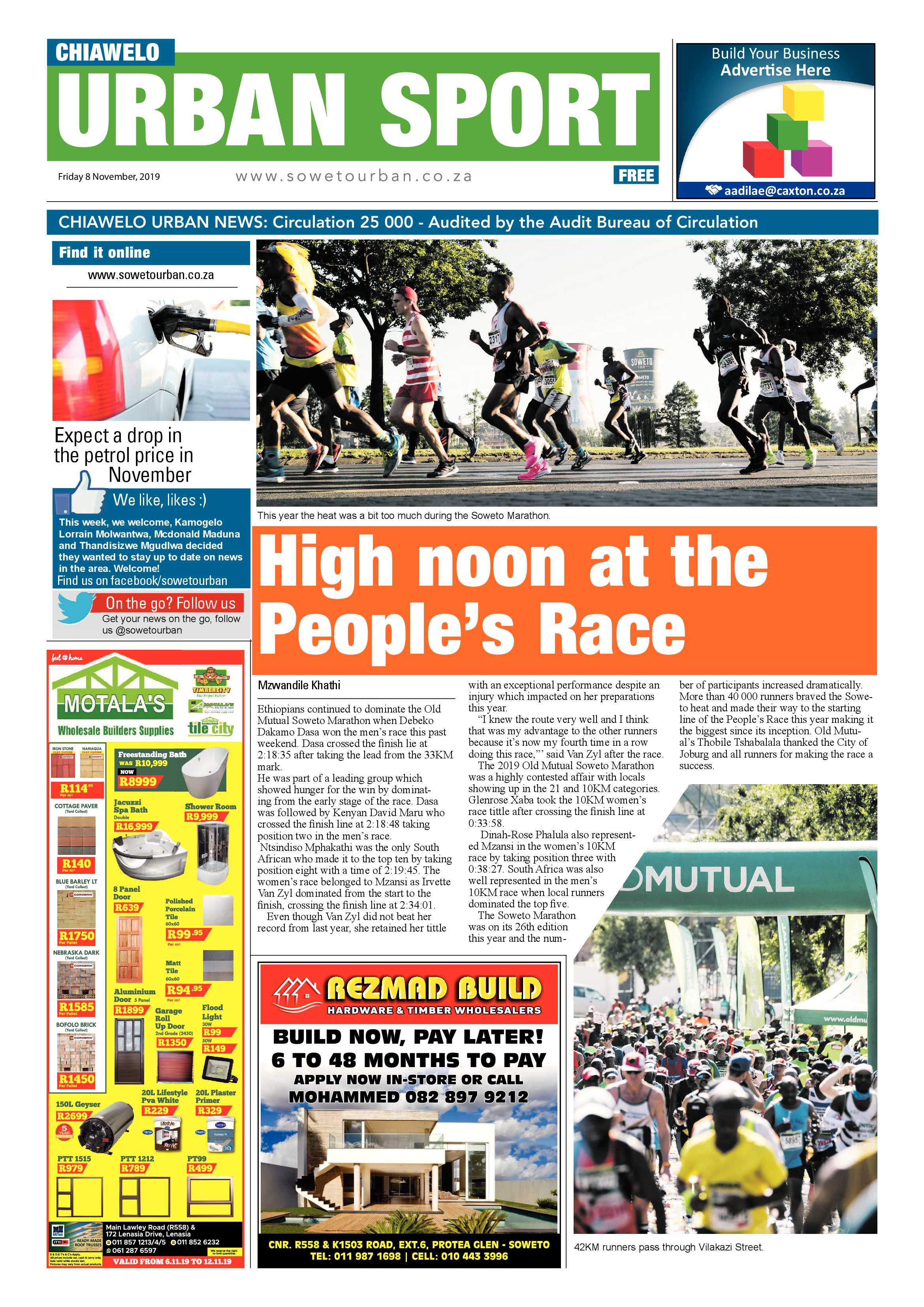 Chiawelo News – November 08, 2019 page 8