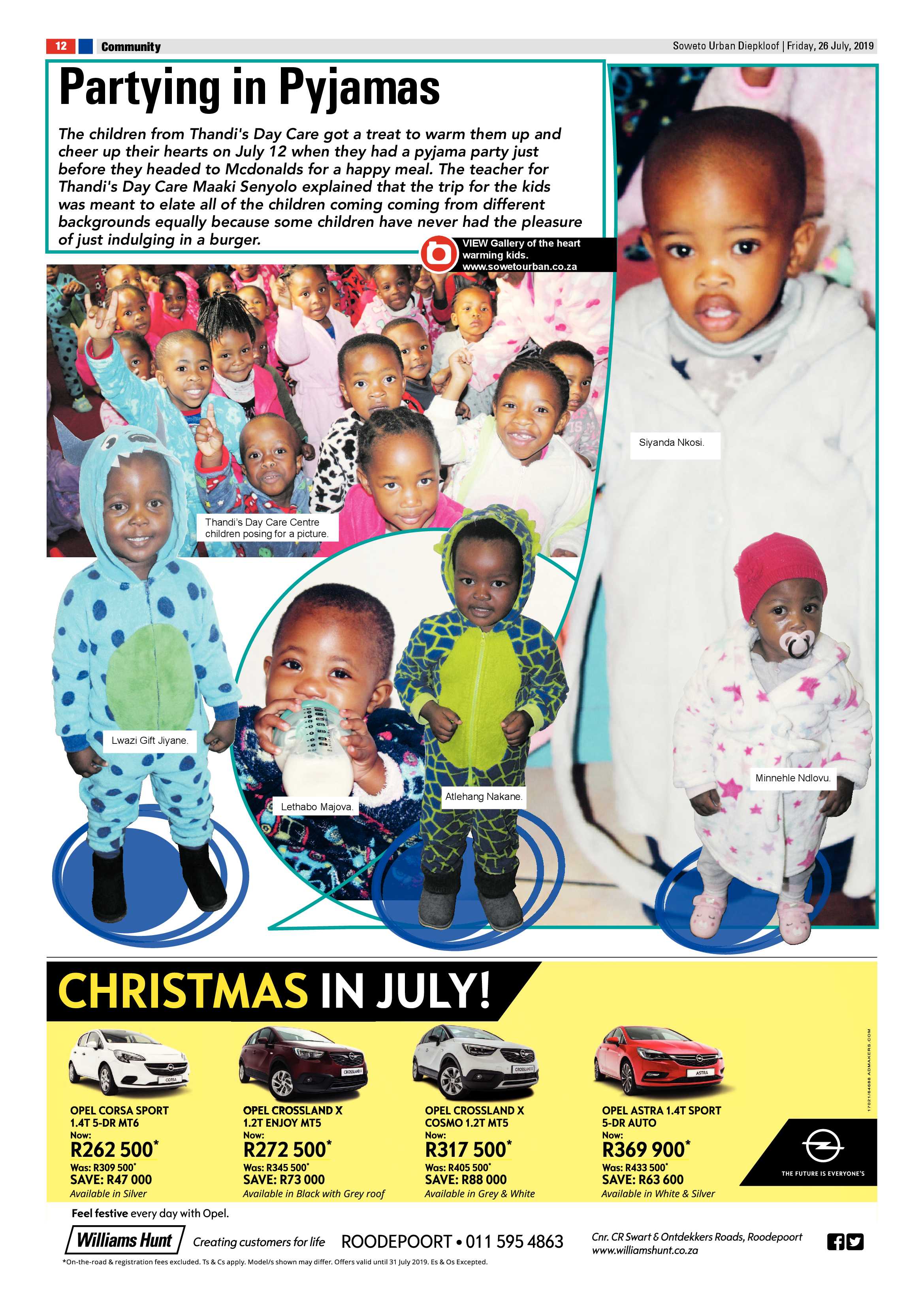 Diepkloof News – July 26, 2019 page 12