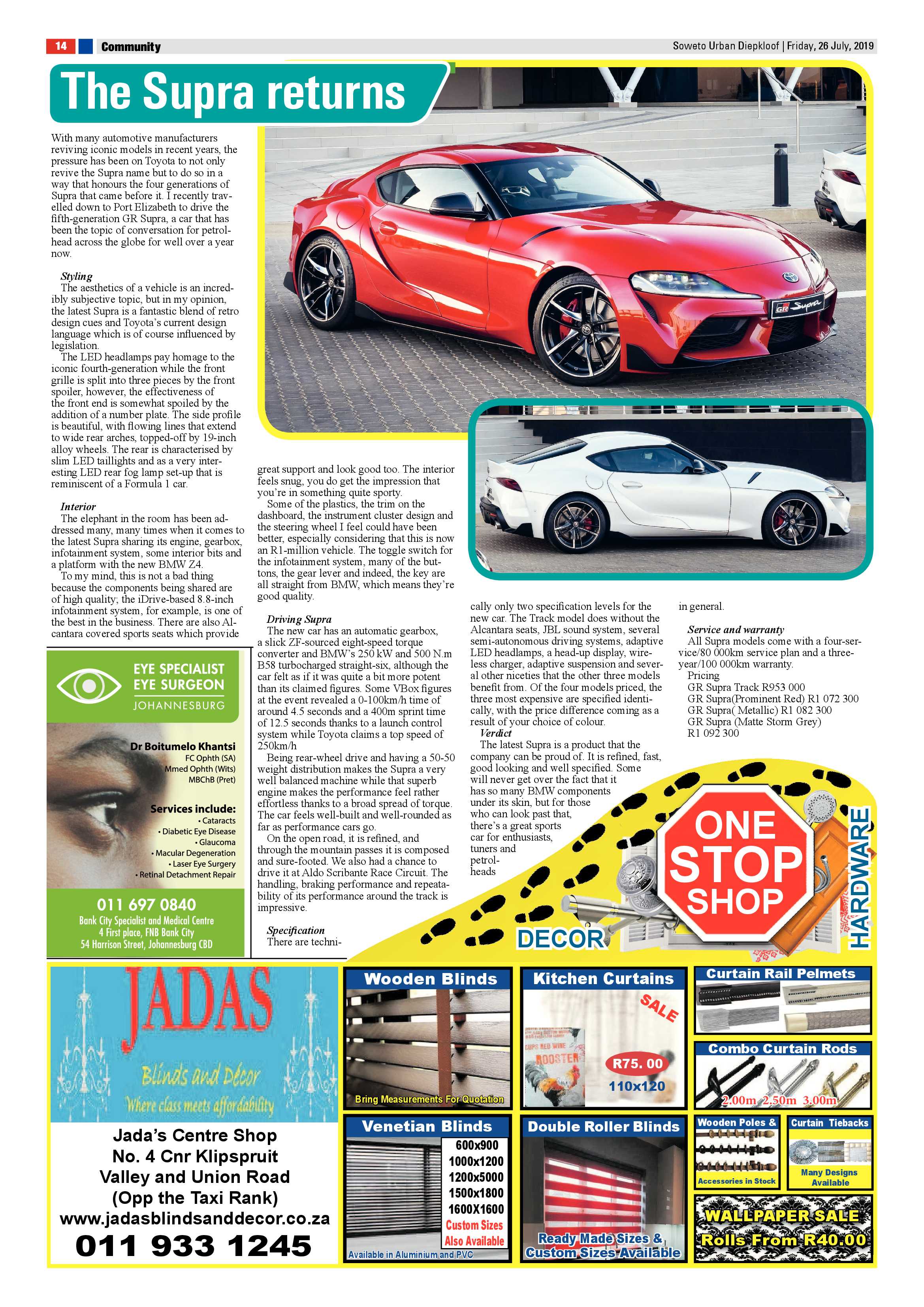 Diepkloof News – July 26, 2019 page 14
