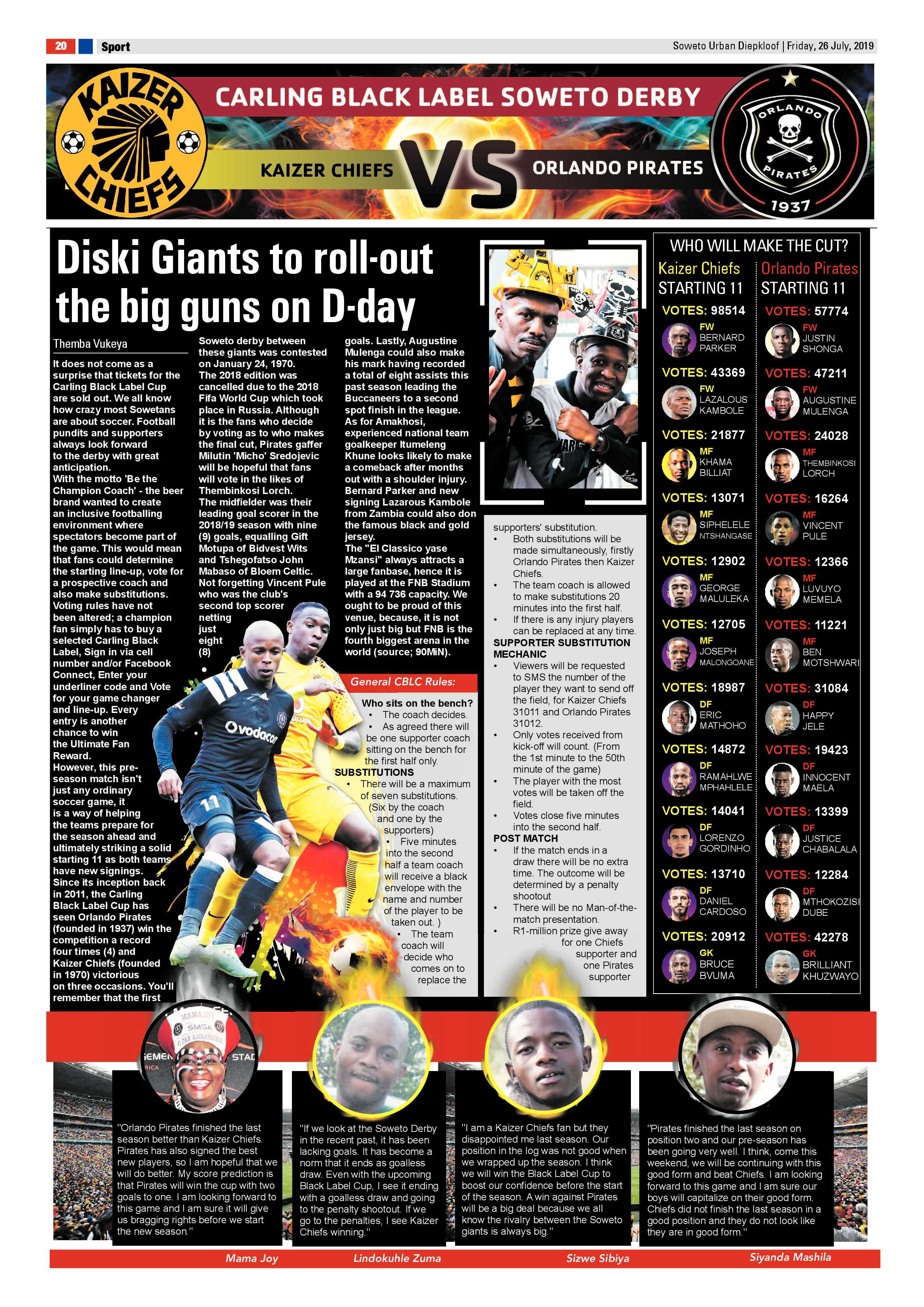 Diepkloof News – July 26, 2019 page 20