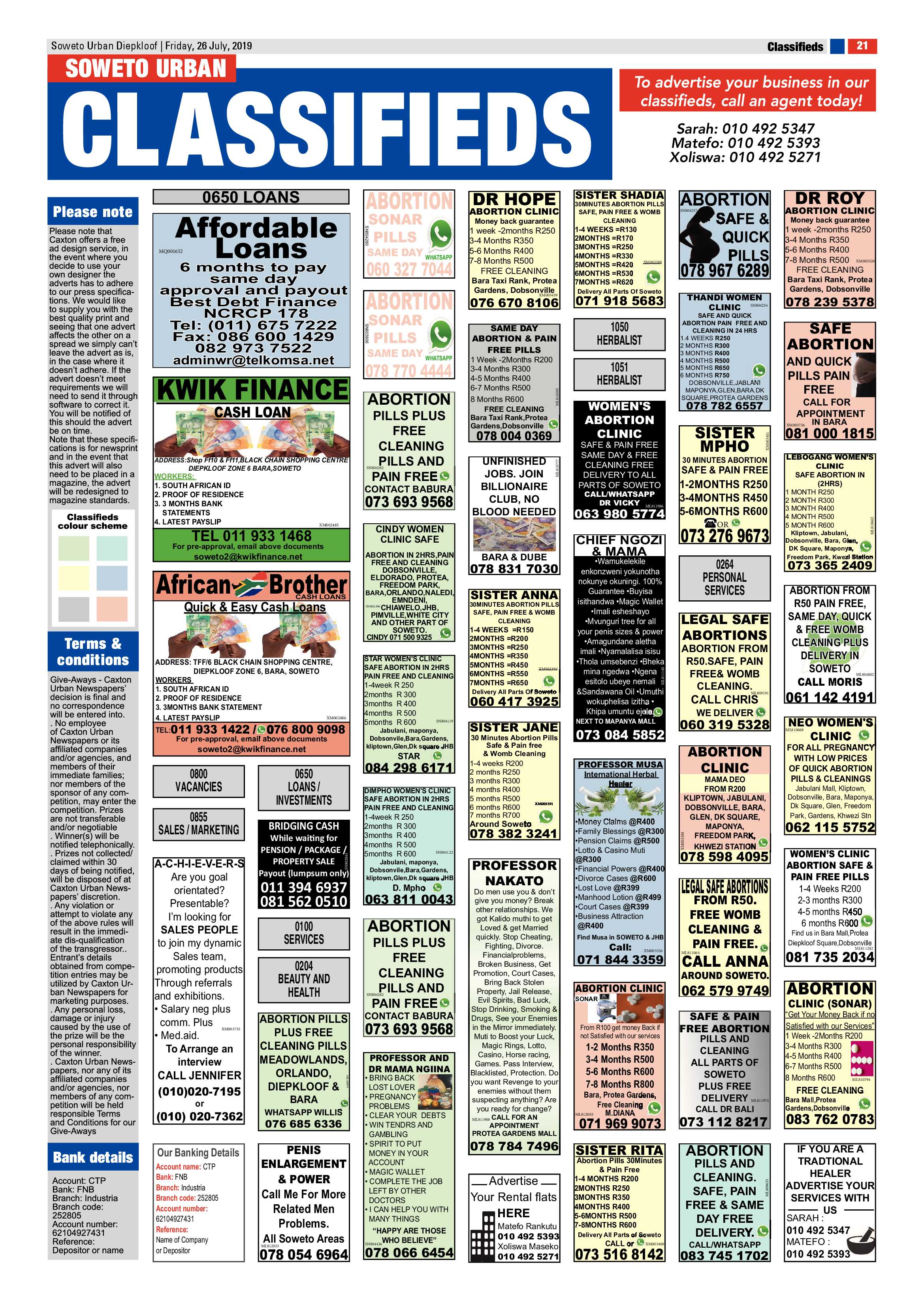 Diepkloof News – July 26, 2019 page 21