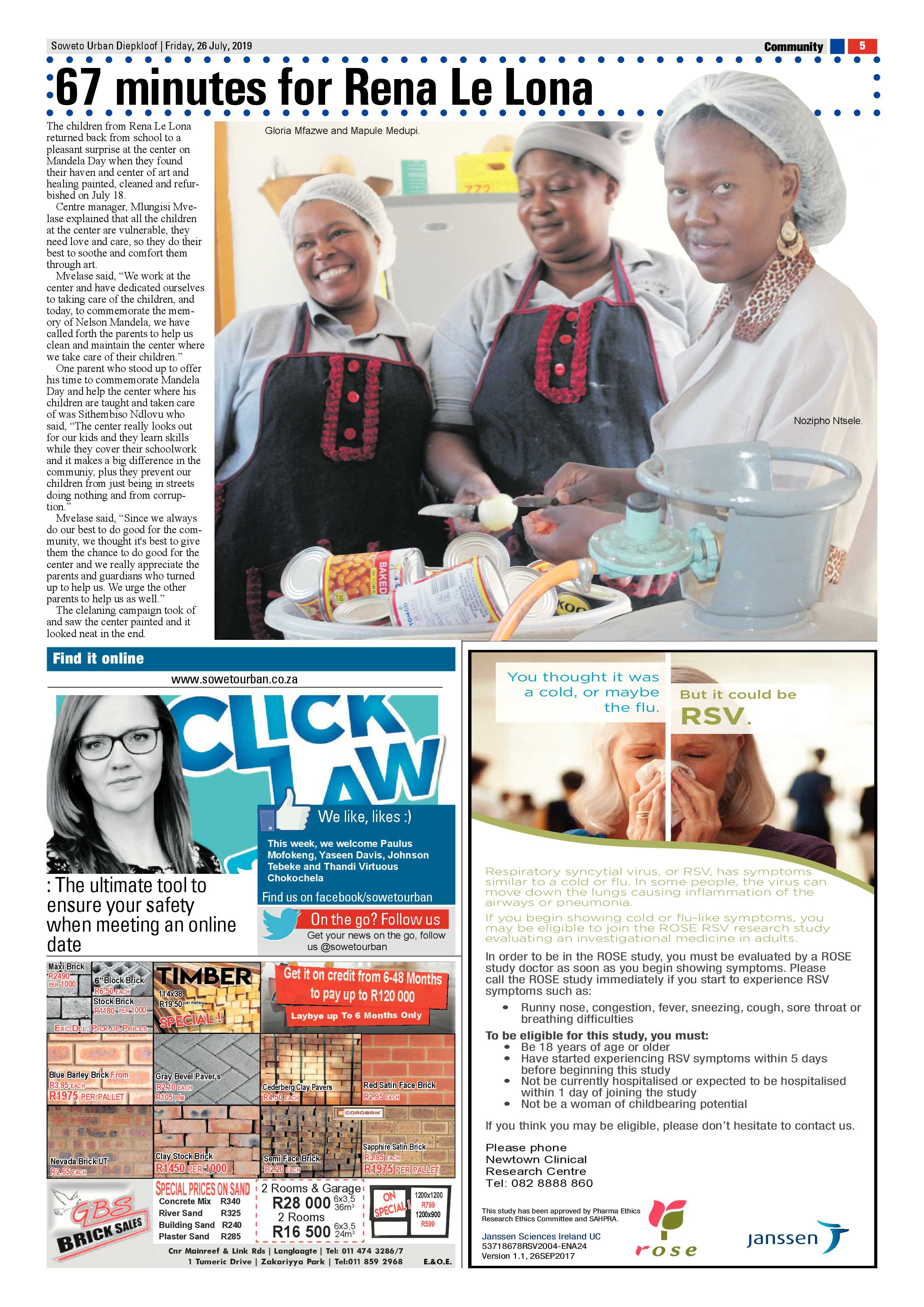 Diepkloof News – July 26, 2019 page 5