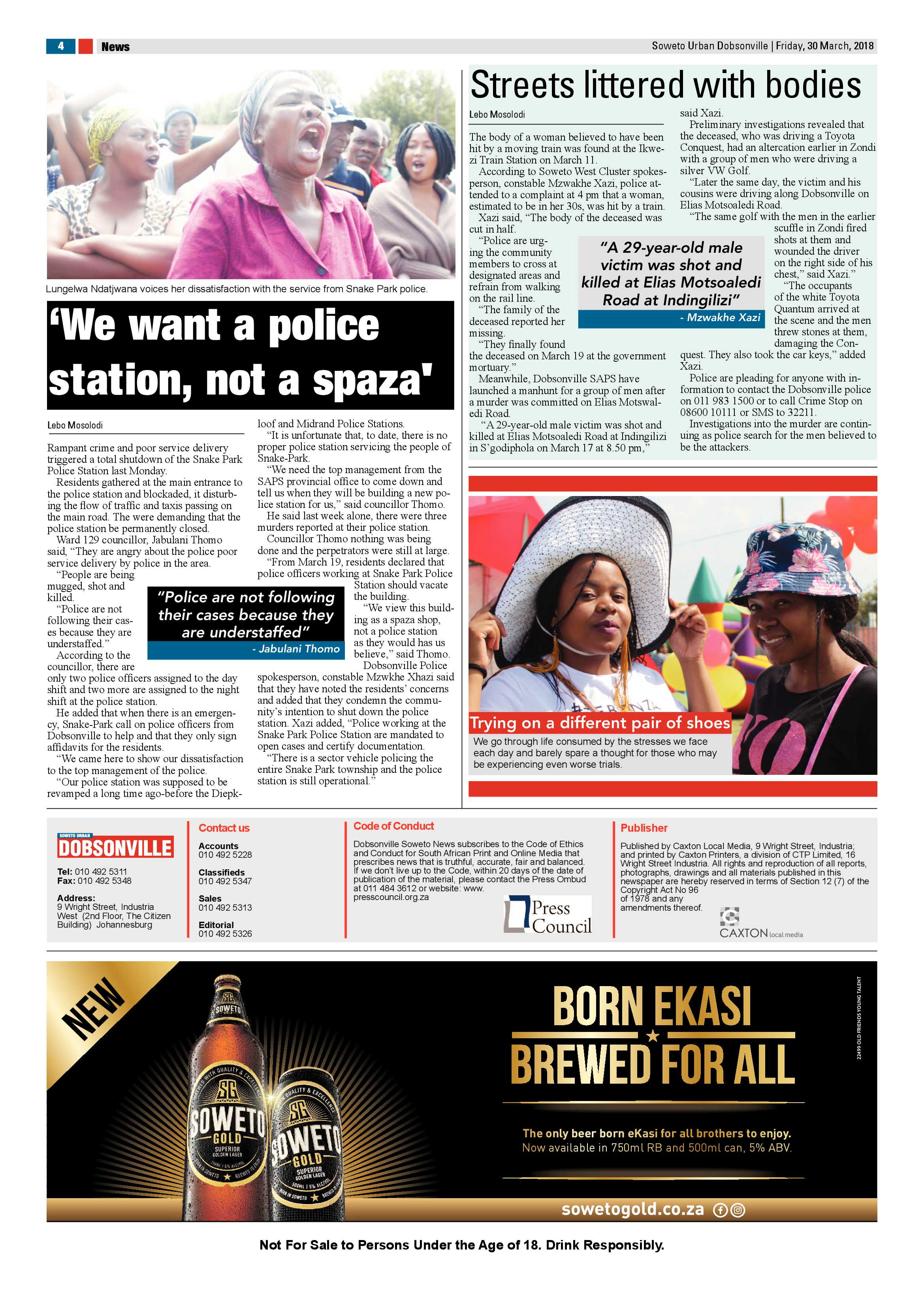Dobsonville – March 30, 2018 issue page 4