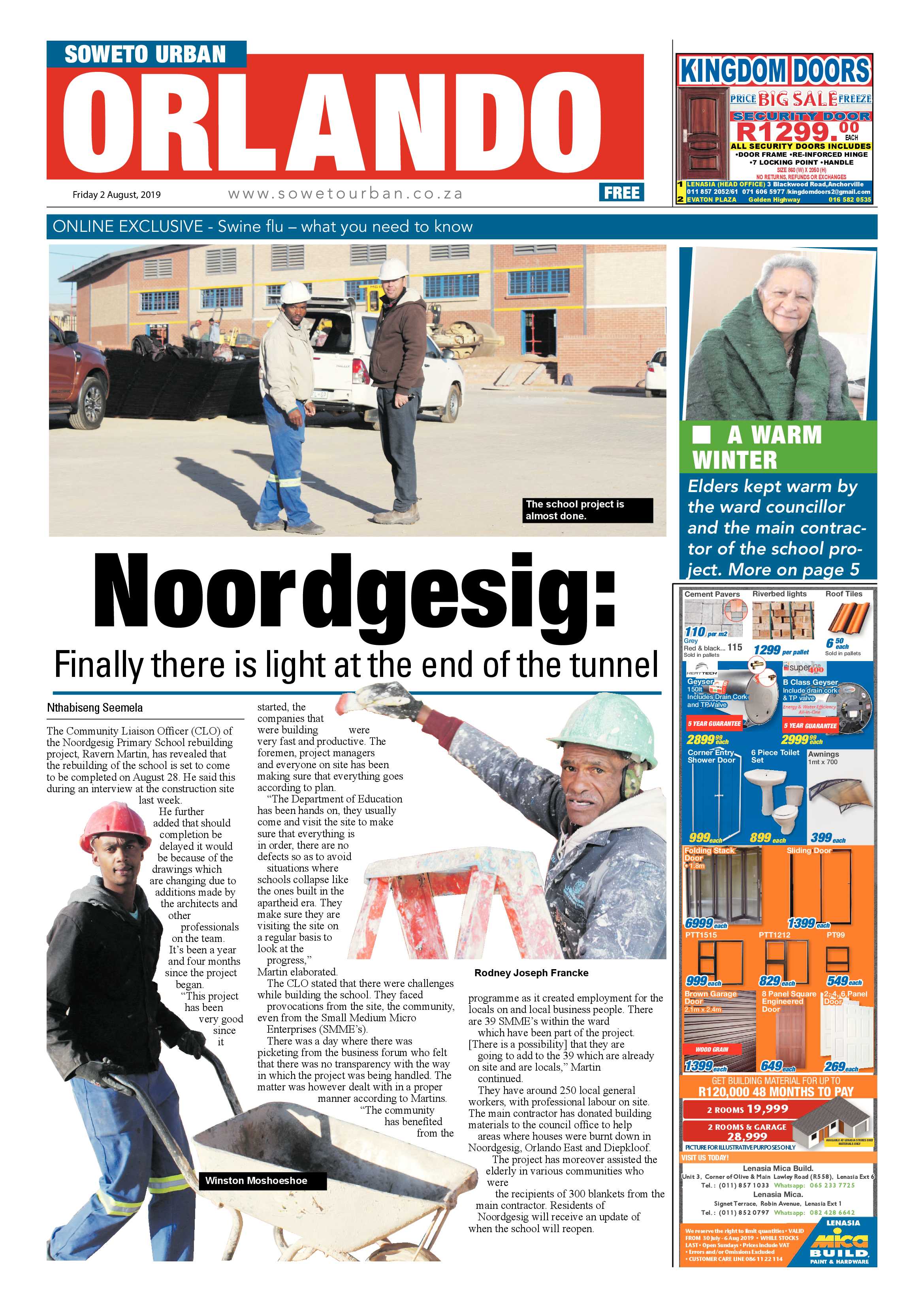 Orlando News – August 2, 2019 page 1