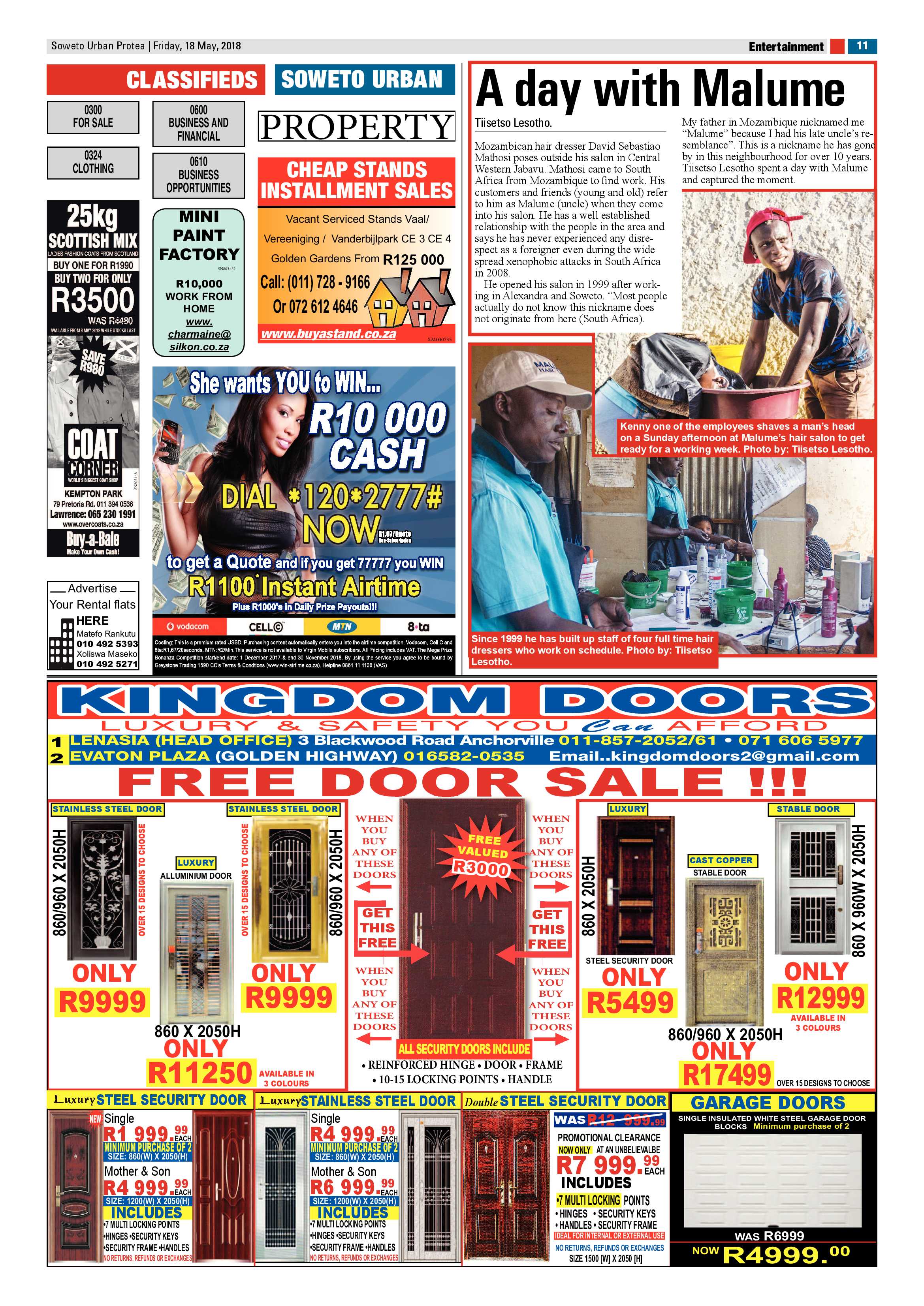 Protea – May 18, 2018 issue page 11