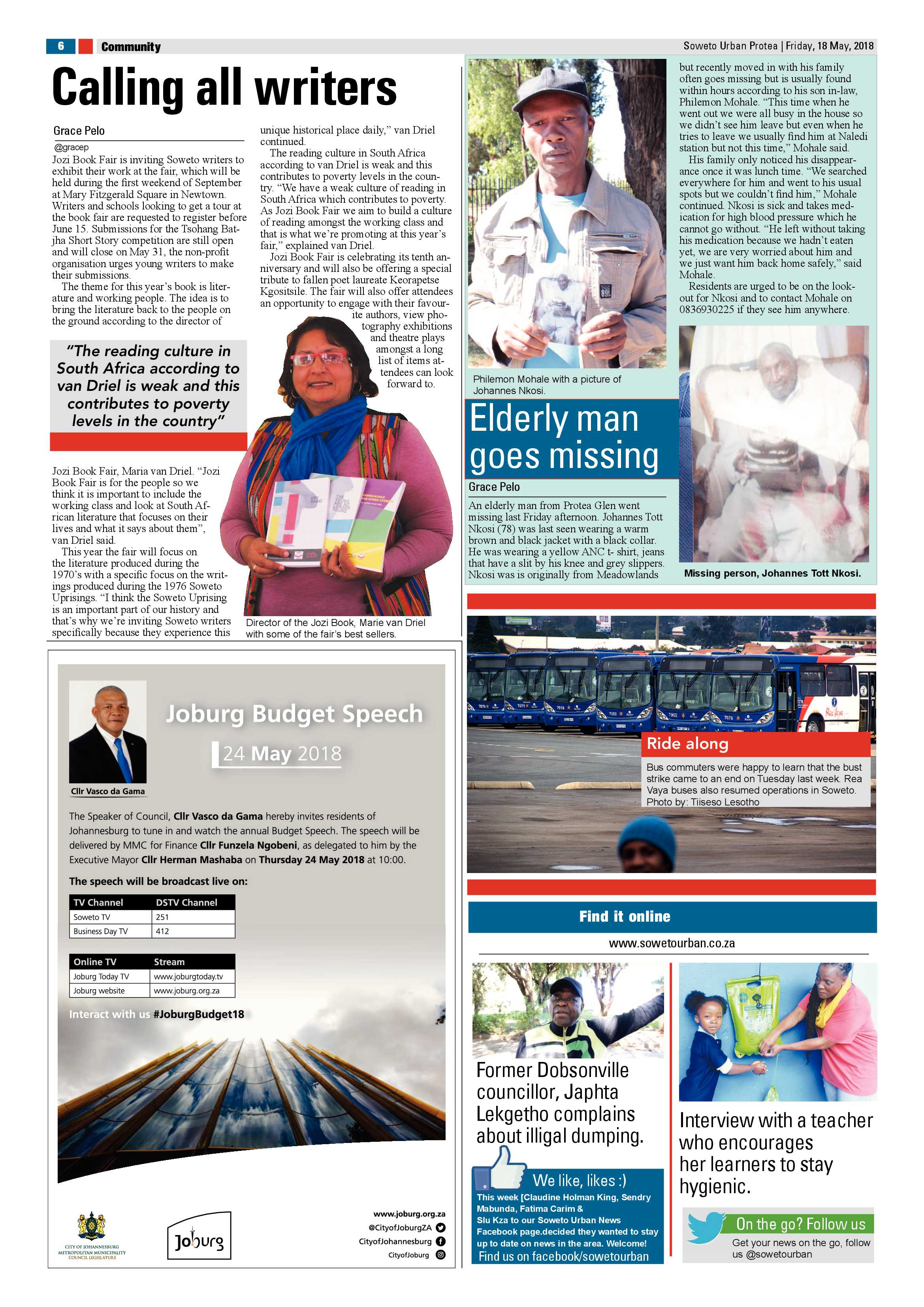 Protea – May 18, 2018 issue page 6