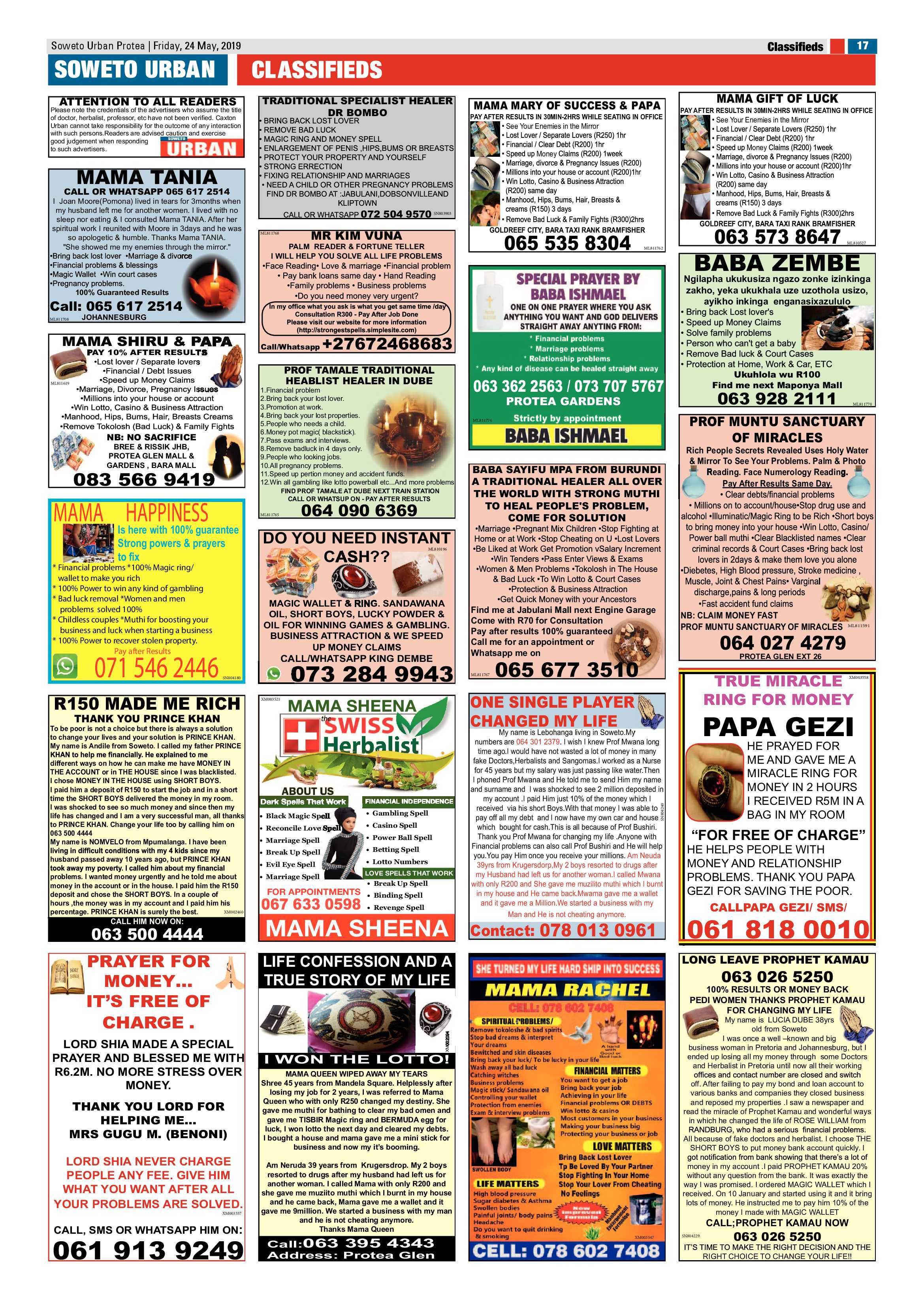 Protea News – May 25, 2019 page 17