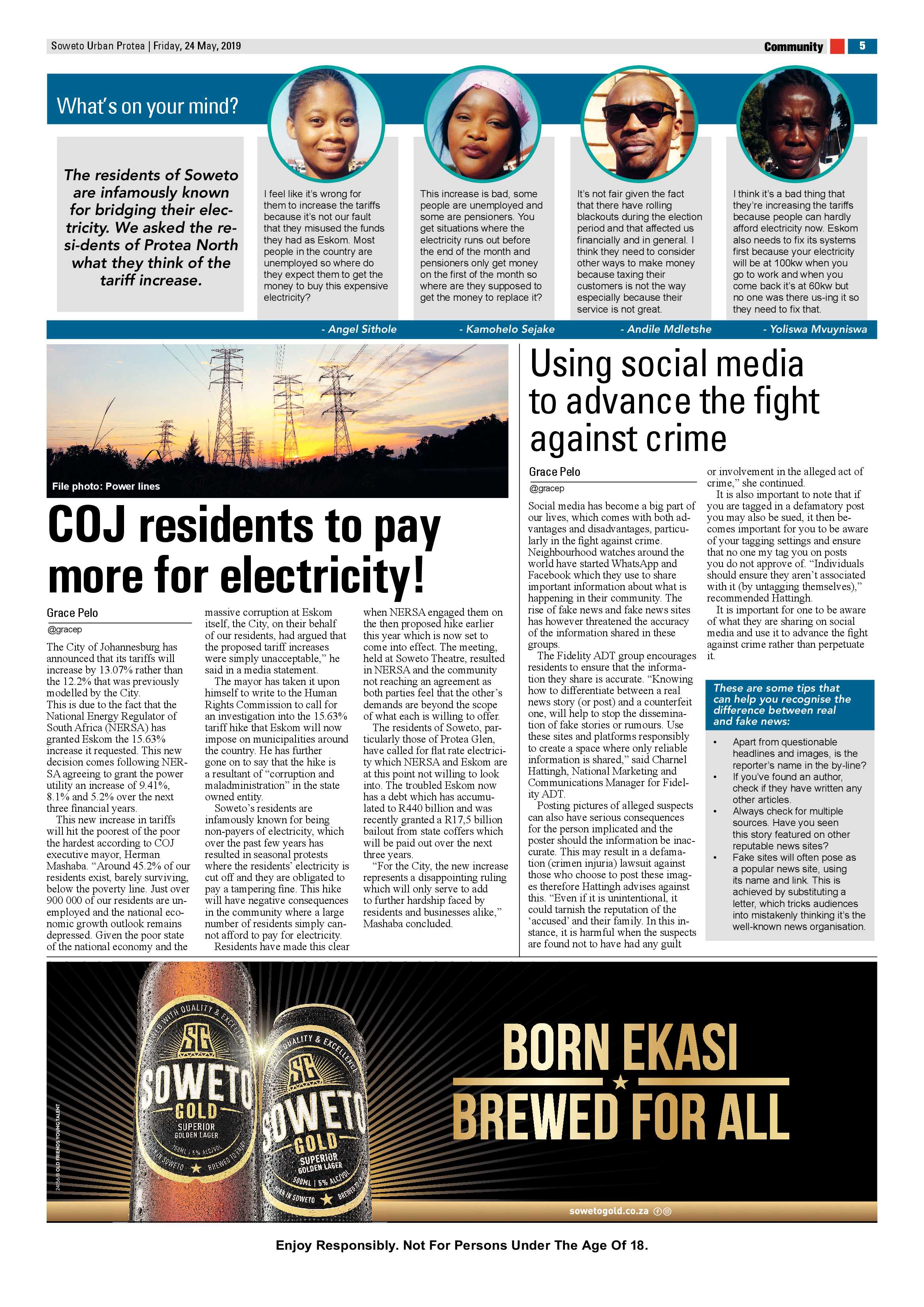 Protea News – May 25, 2019 page 5