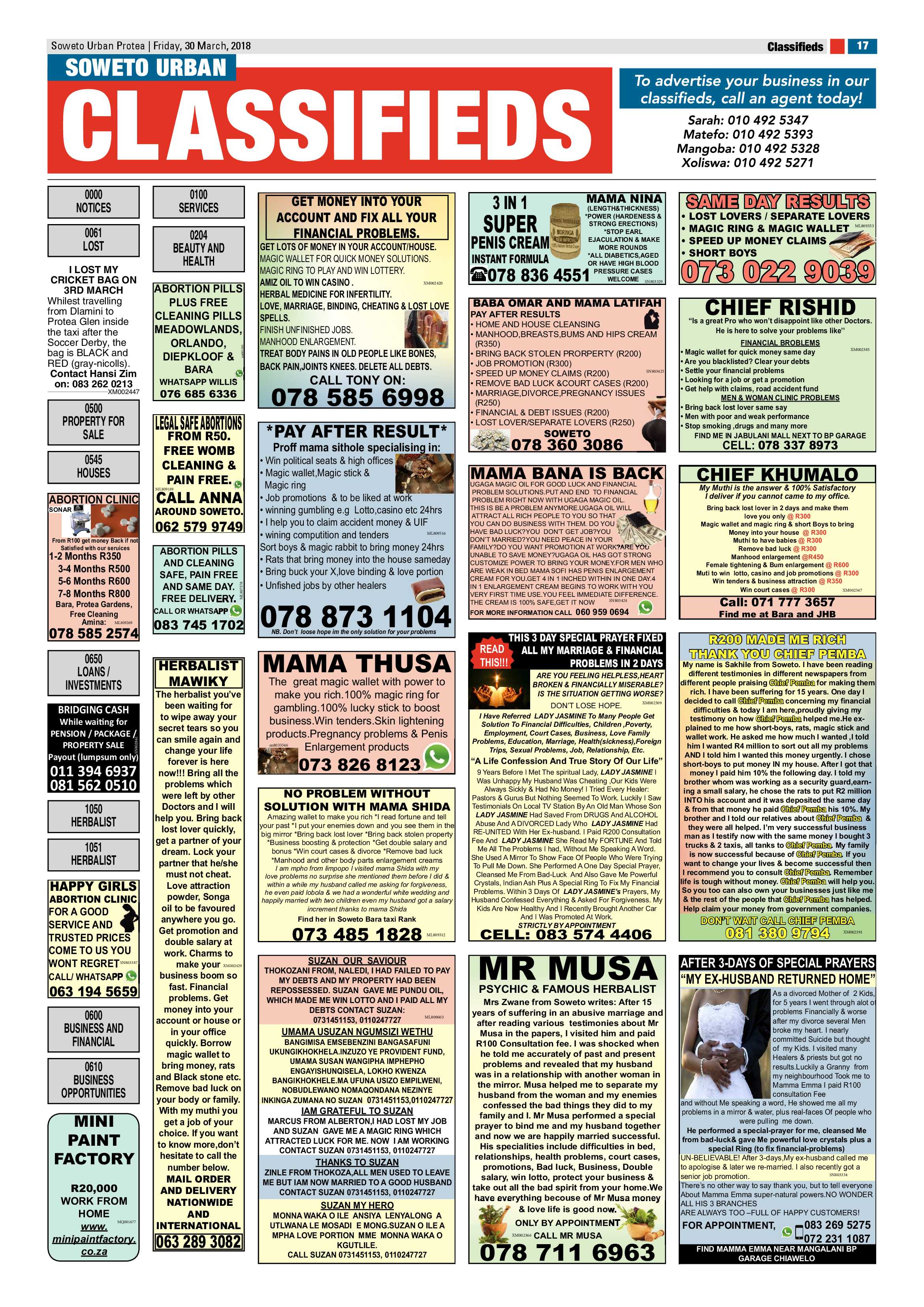 Protea – March 30, 2018 issue page 17