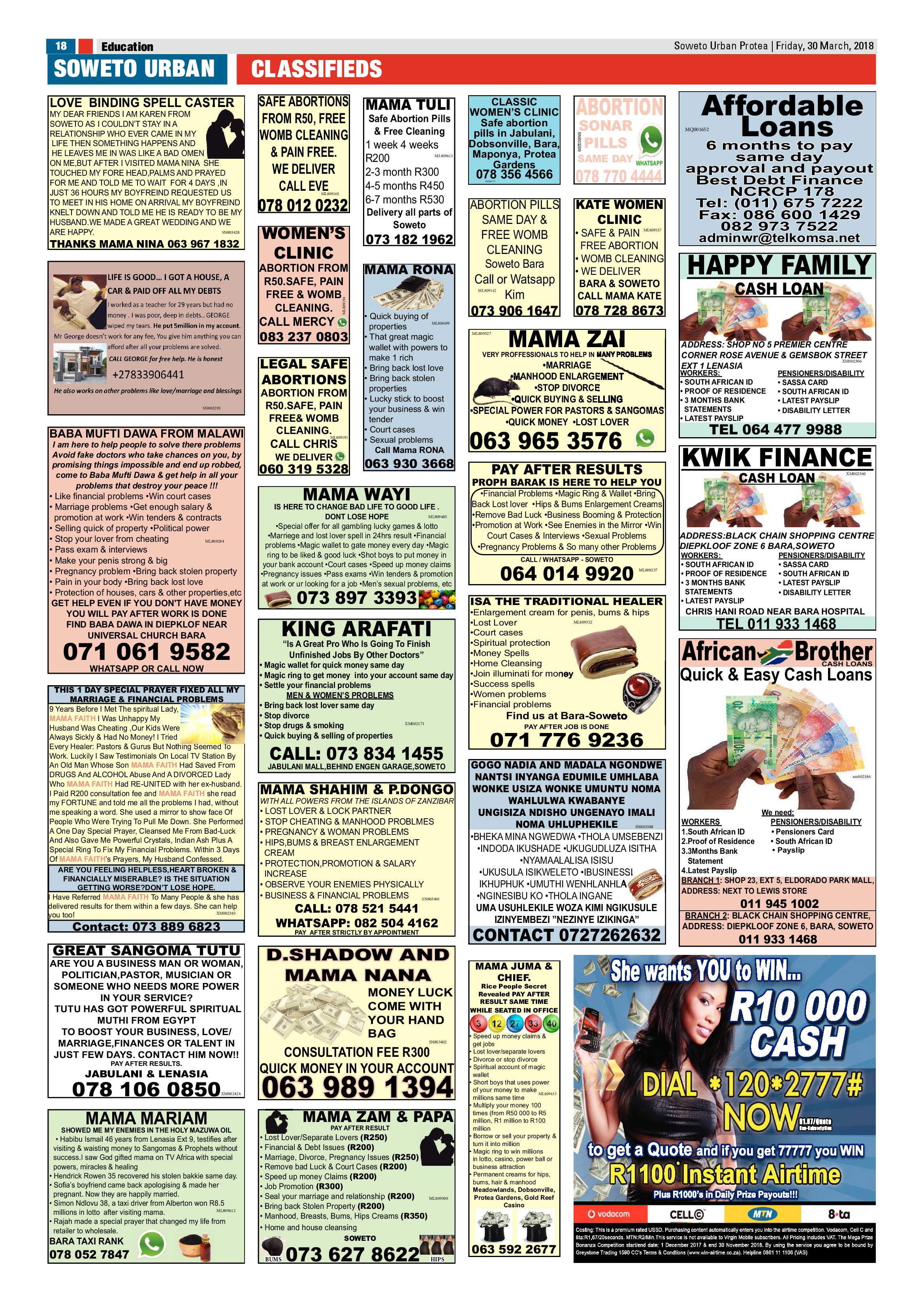 Protea – March 30, 2018 issue page 18
