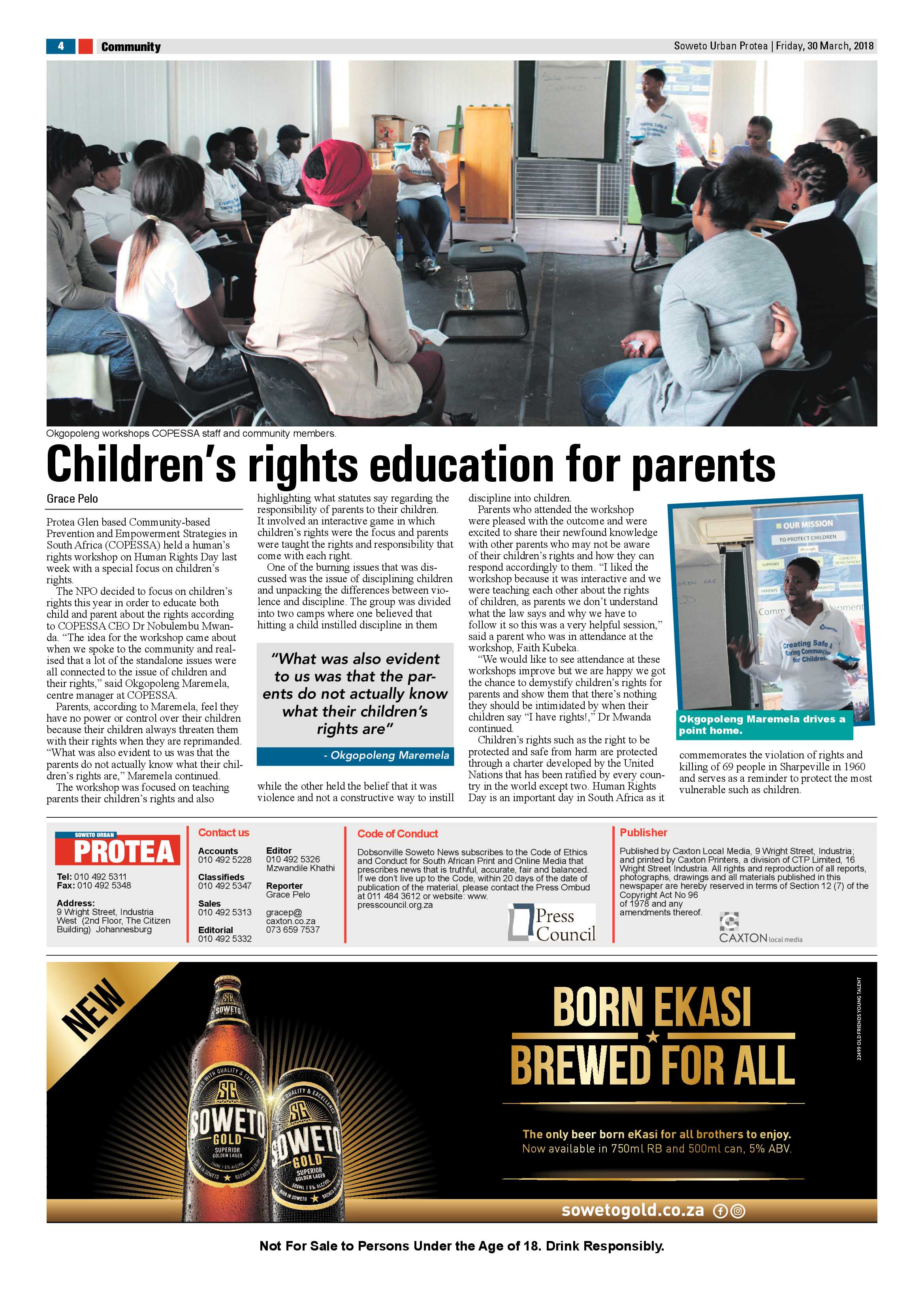 Protea – March 30, 2018 issue page 4