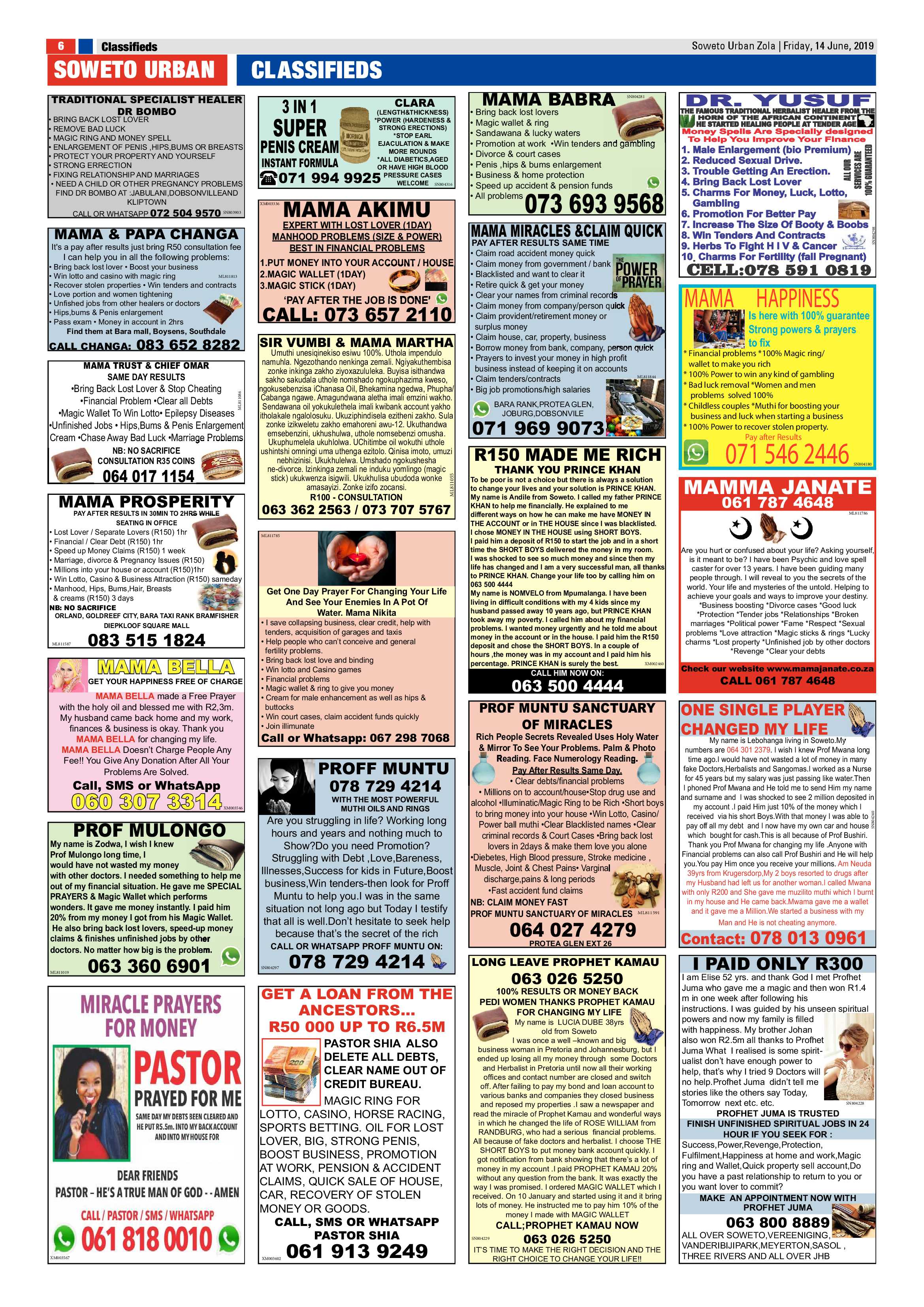Zola  News – June 14, 2019 page 6